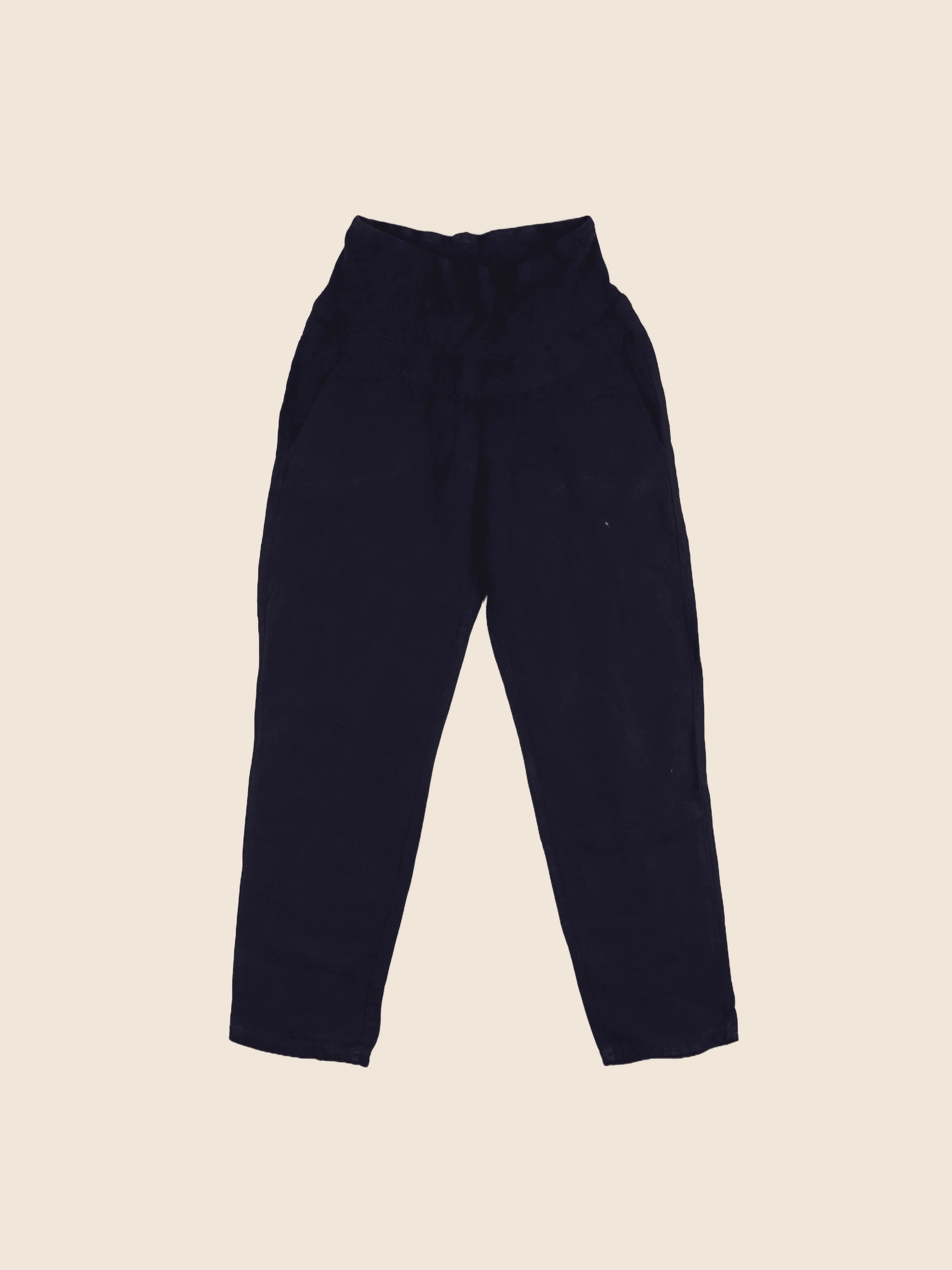 H&M - pantalon grossesse bleu - 34