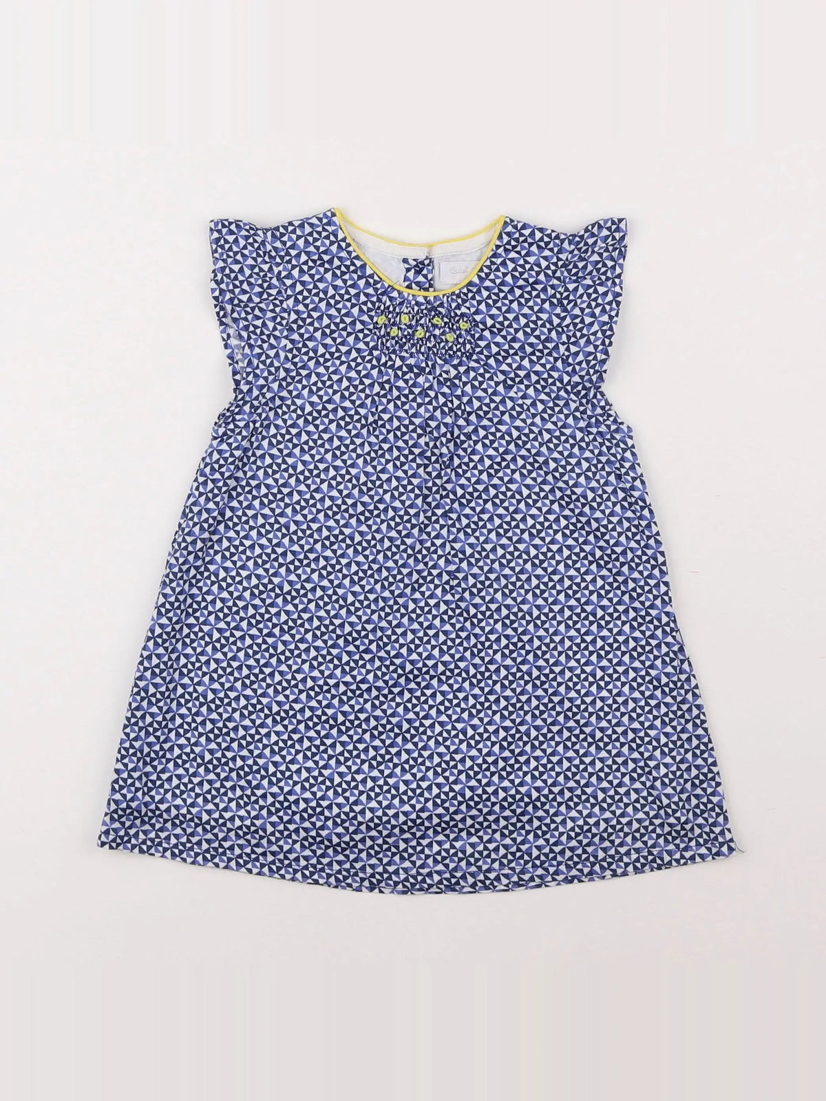 Cadet Rousselle - robe bleu - 12 mois