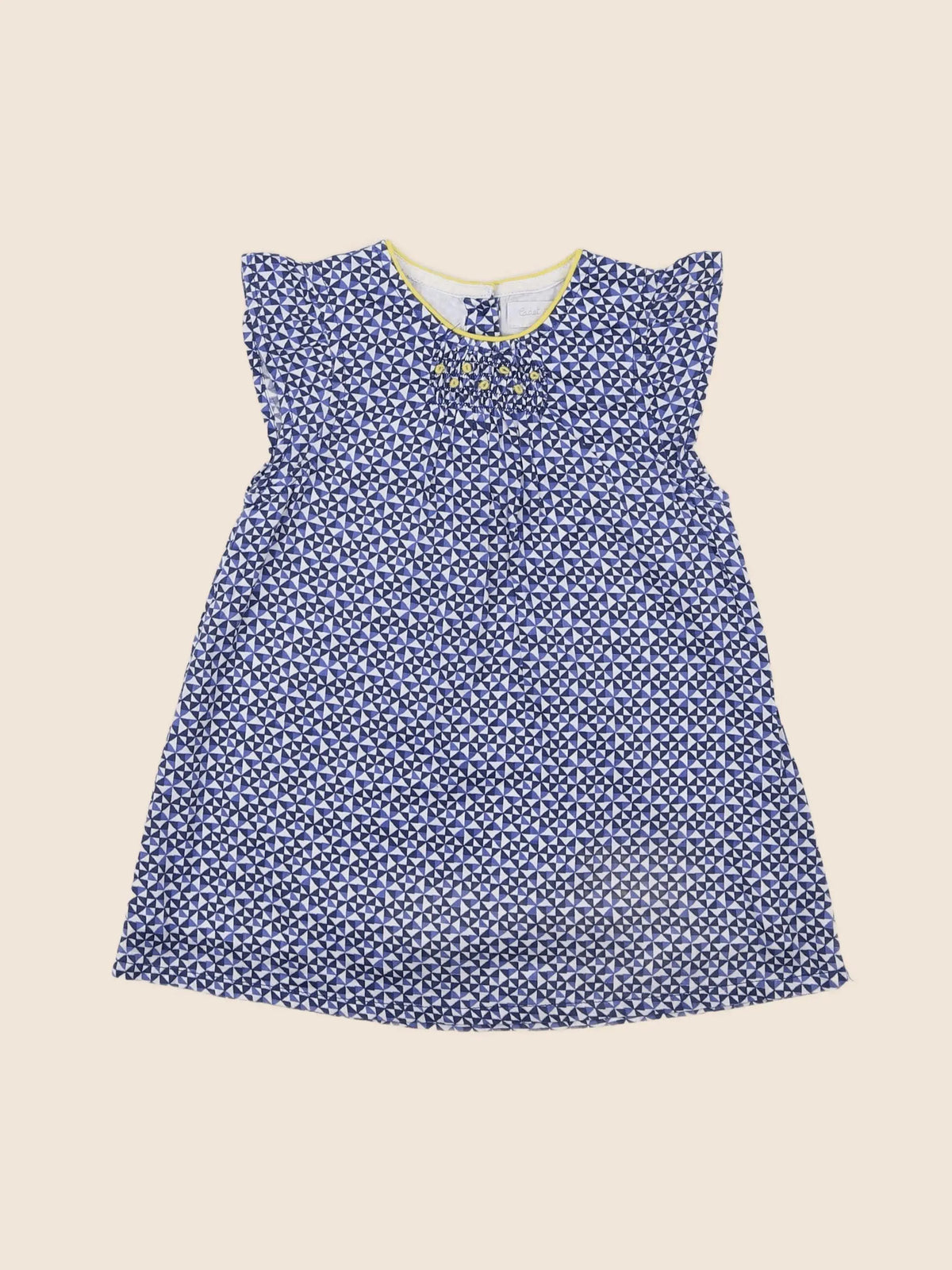 Cadet Rousselle - robe bleu - 12 mois