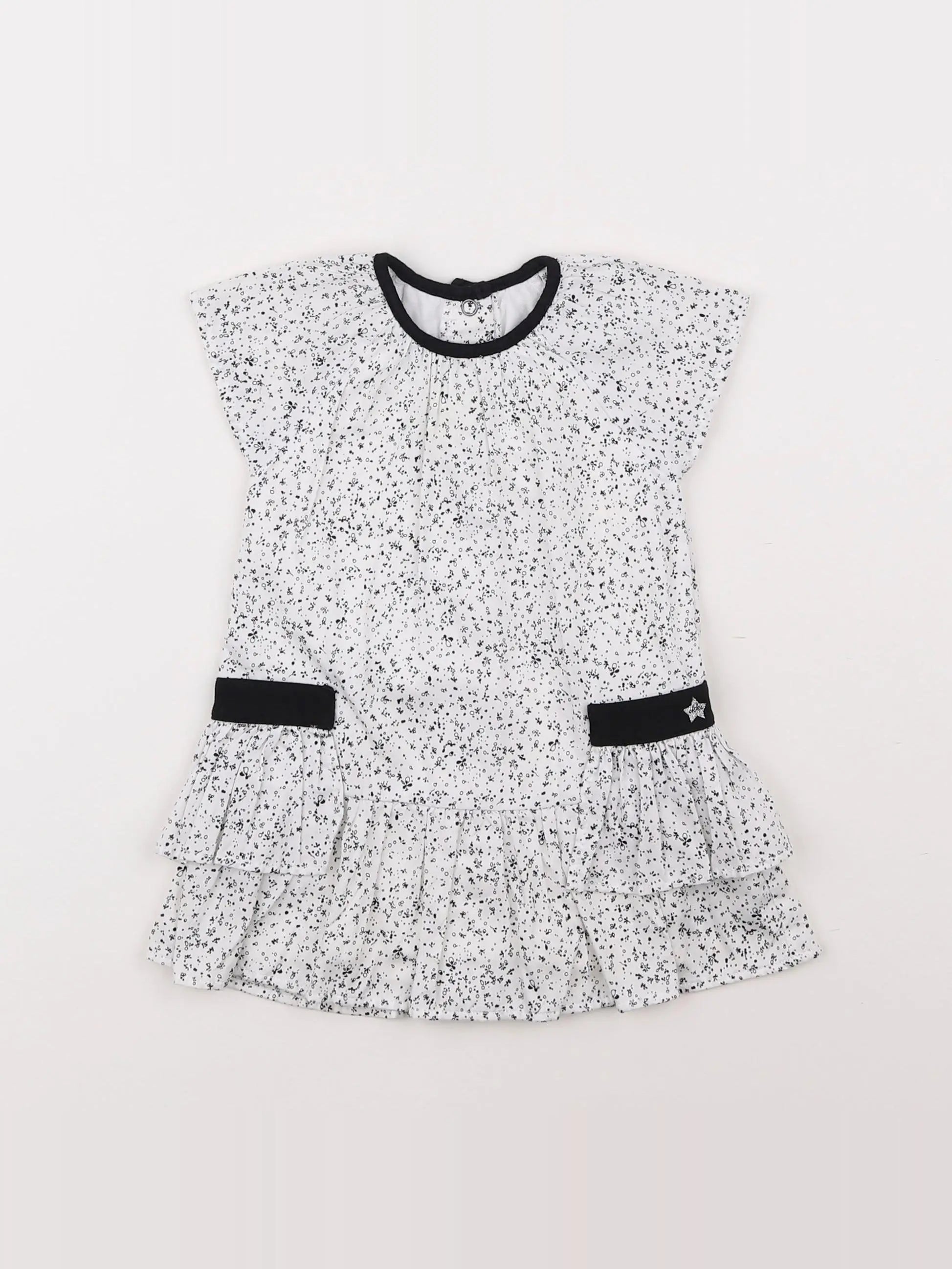 IKKS - robe blanc - 6 mois