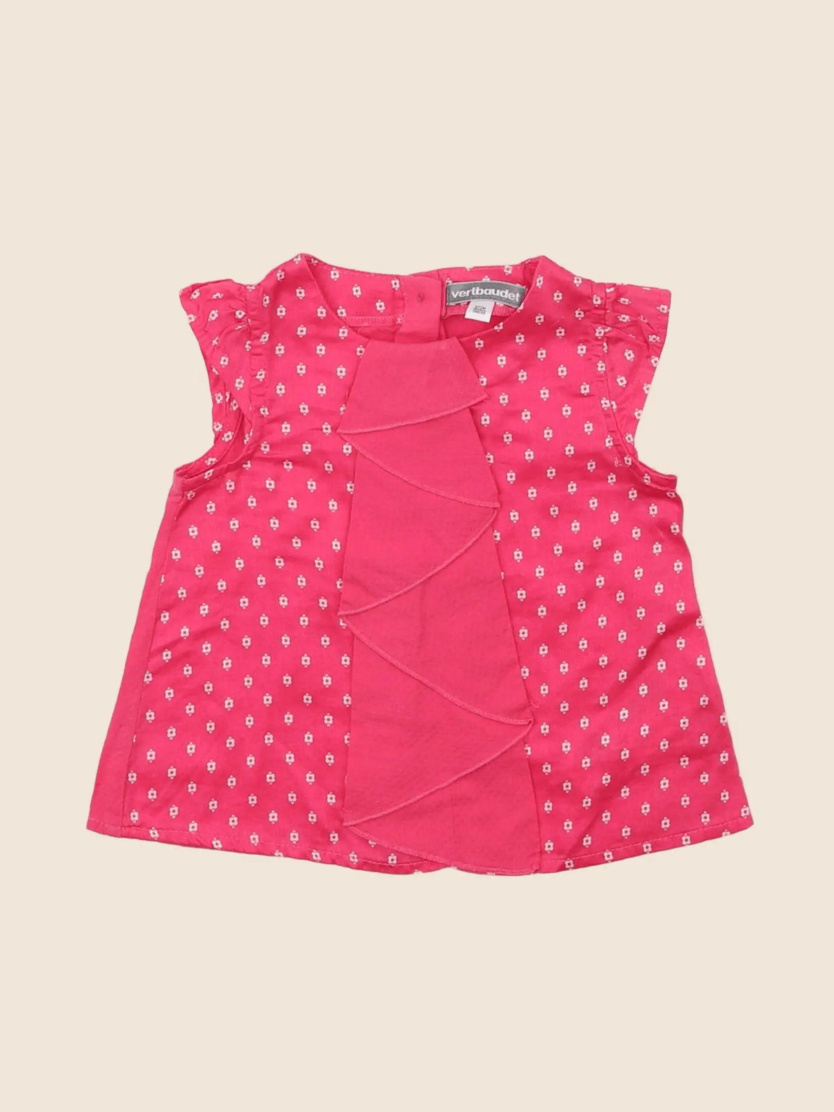 Vertbaudet - blouse rose - 6 mois
