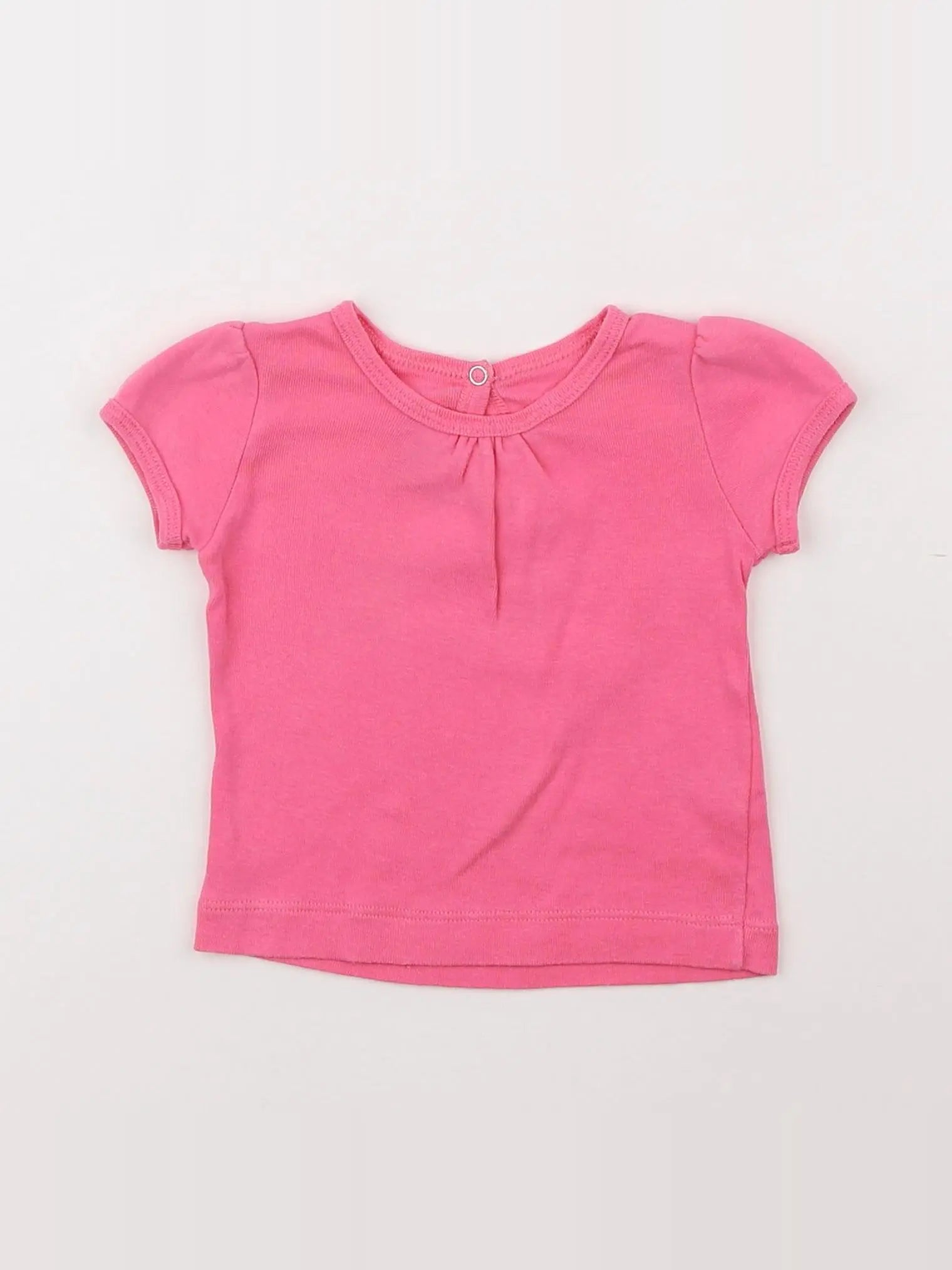 Petit Bateau - tee-shirt rose - 6 mois