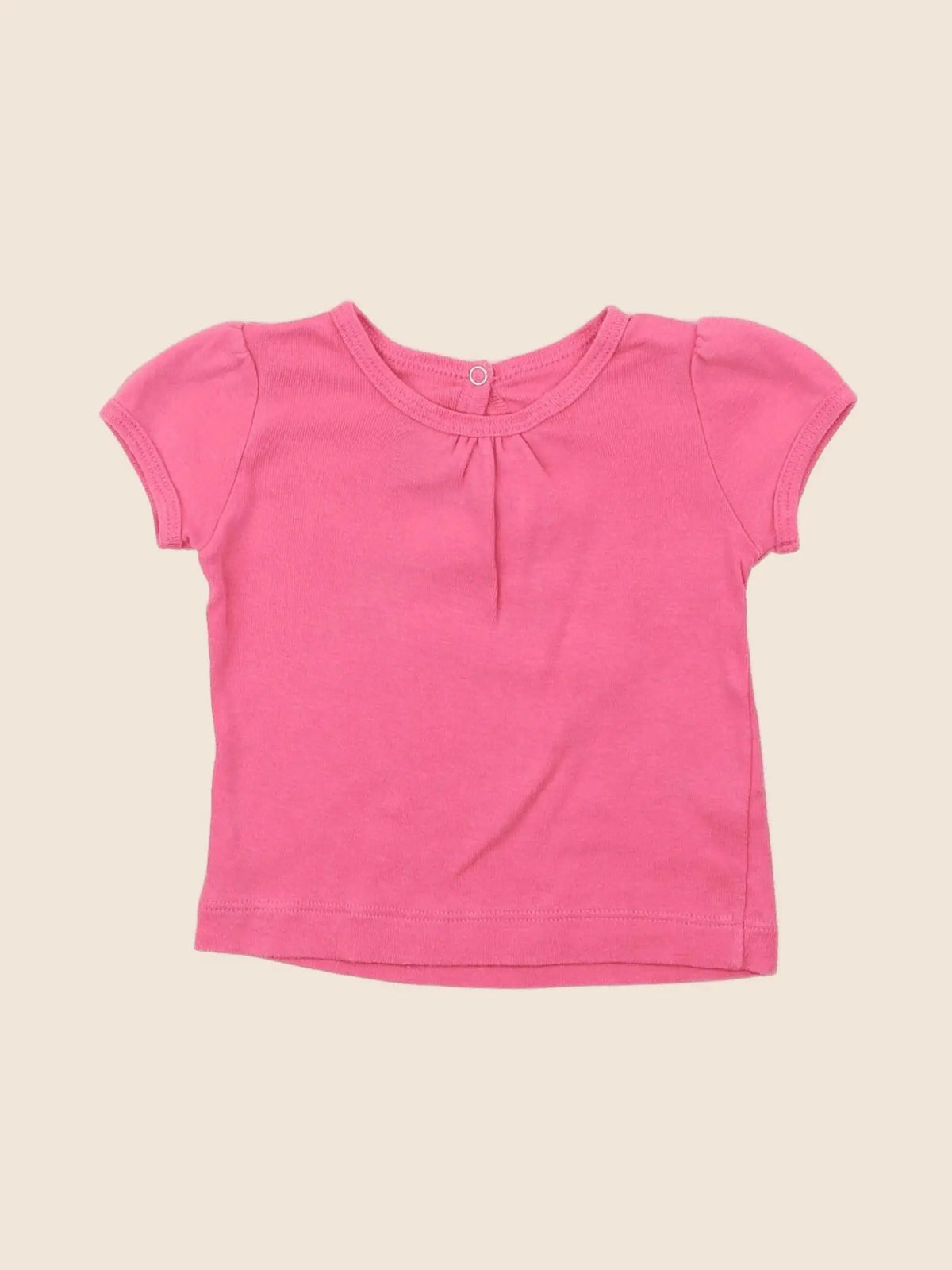Petit Bateau - tee-shirt rose - 6 mois