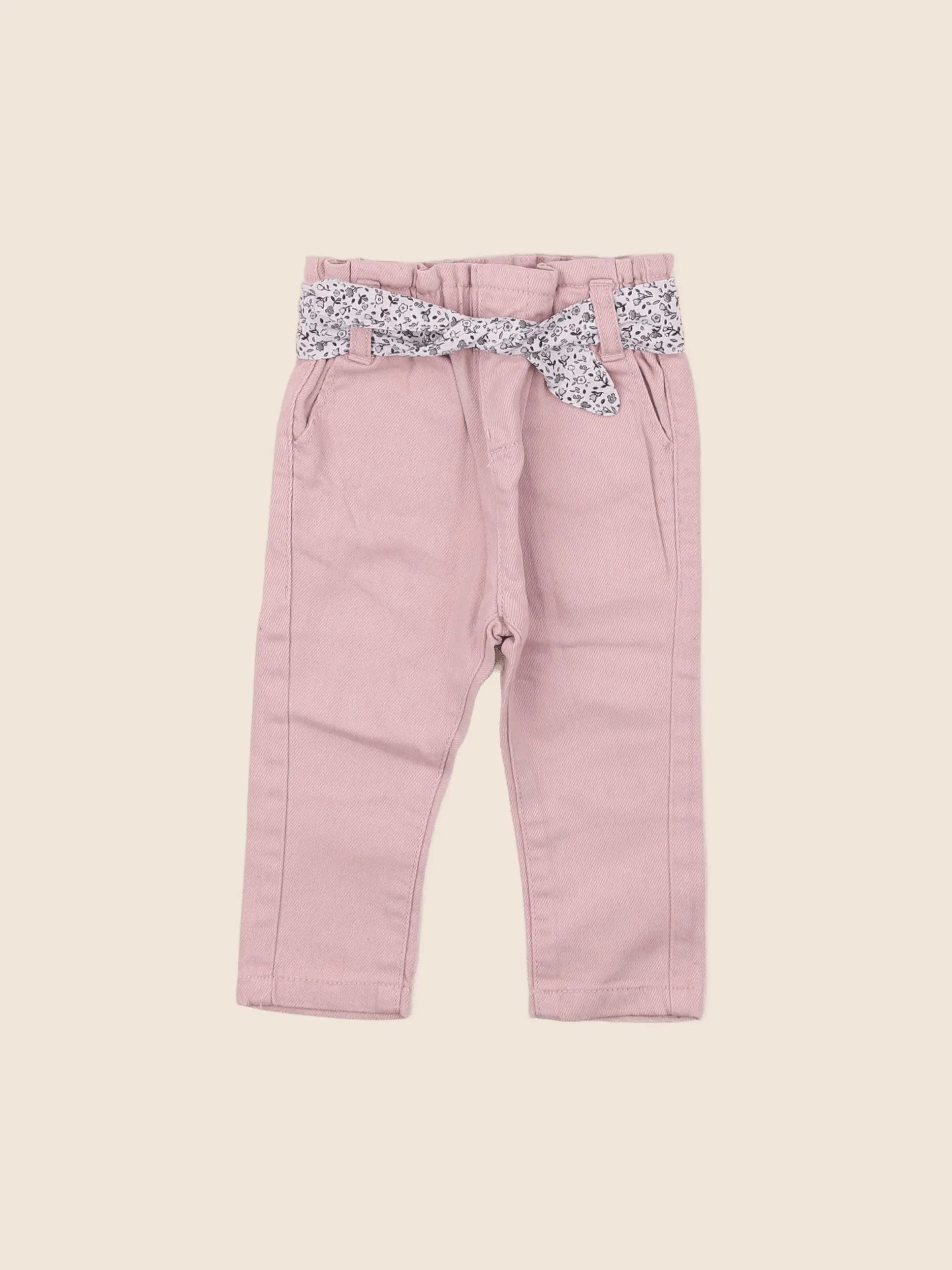 Vertbaudet - pantalon rose - 6 mois