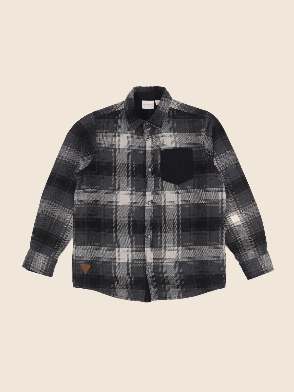 Vertbaudet - chemise gris - 10 ans