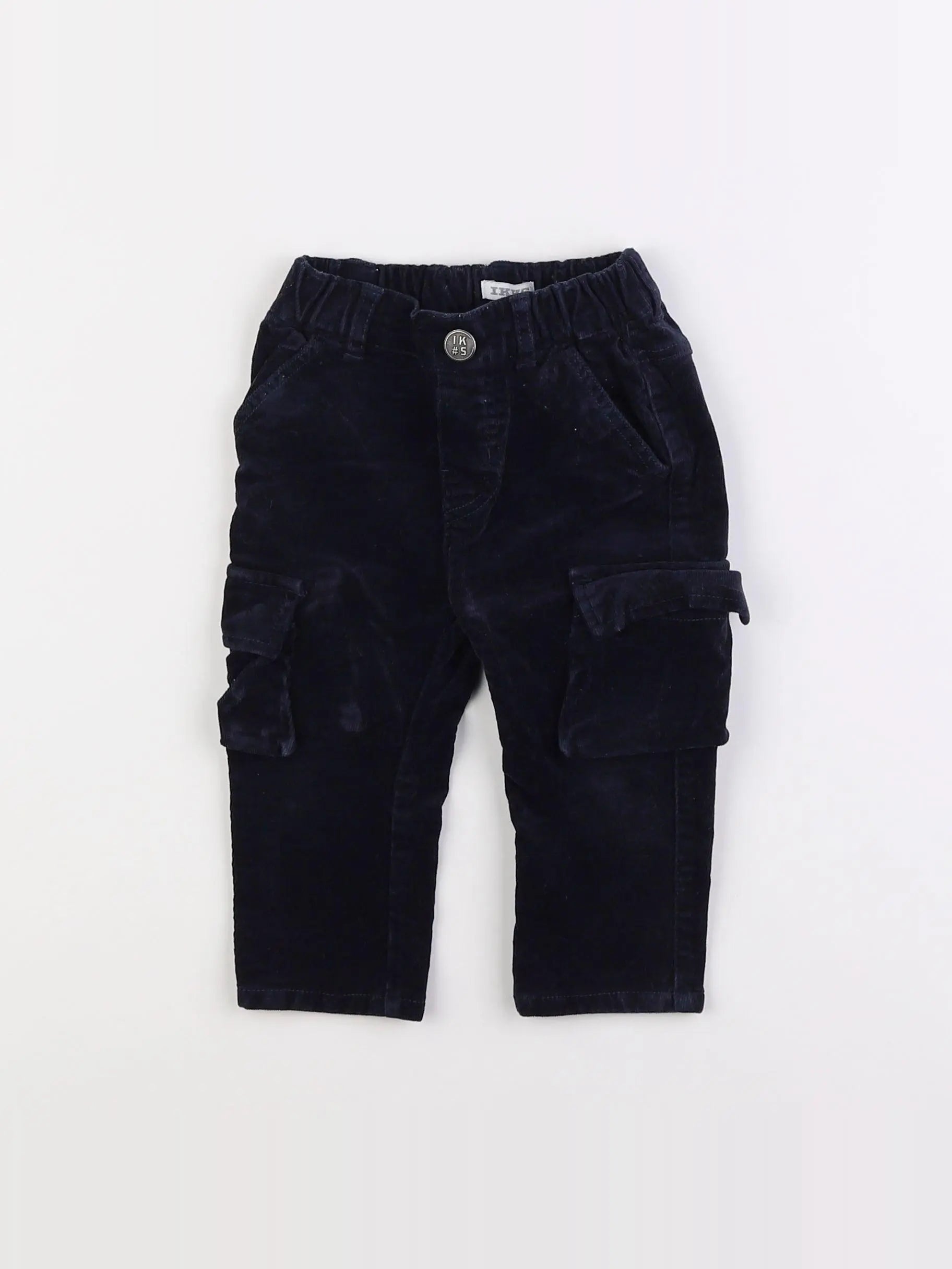 IKKS - pantalon bleu - 12 mois