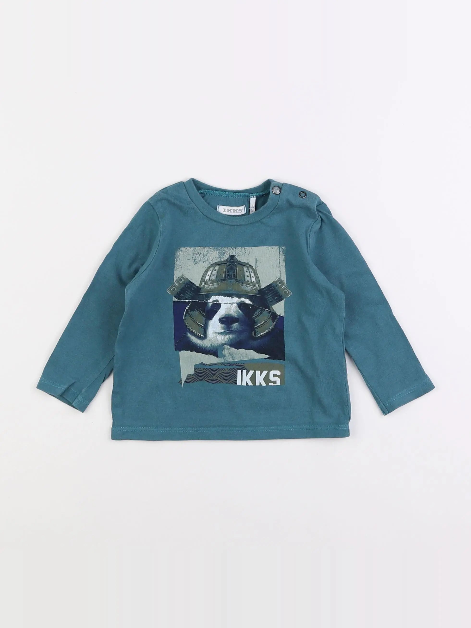 IKKS - tee-shirt vert - 12 mois