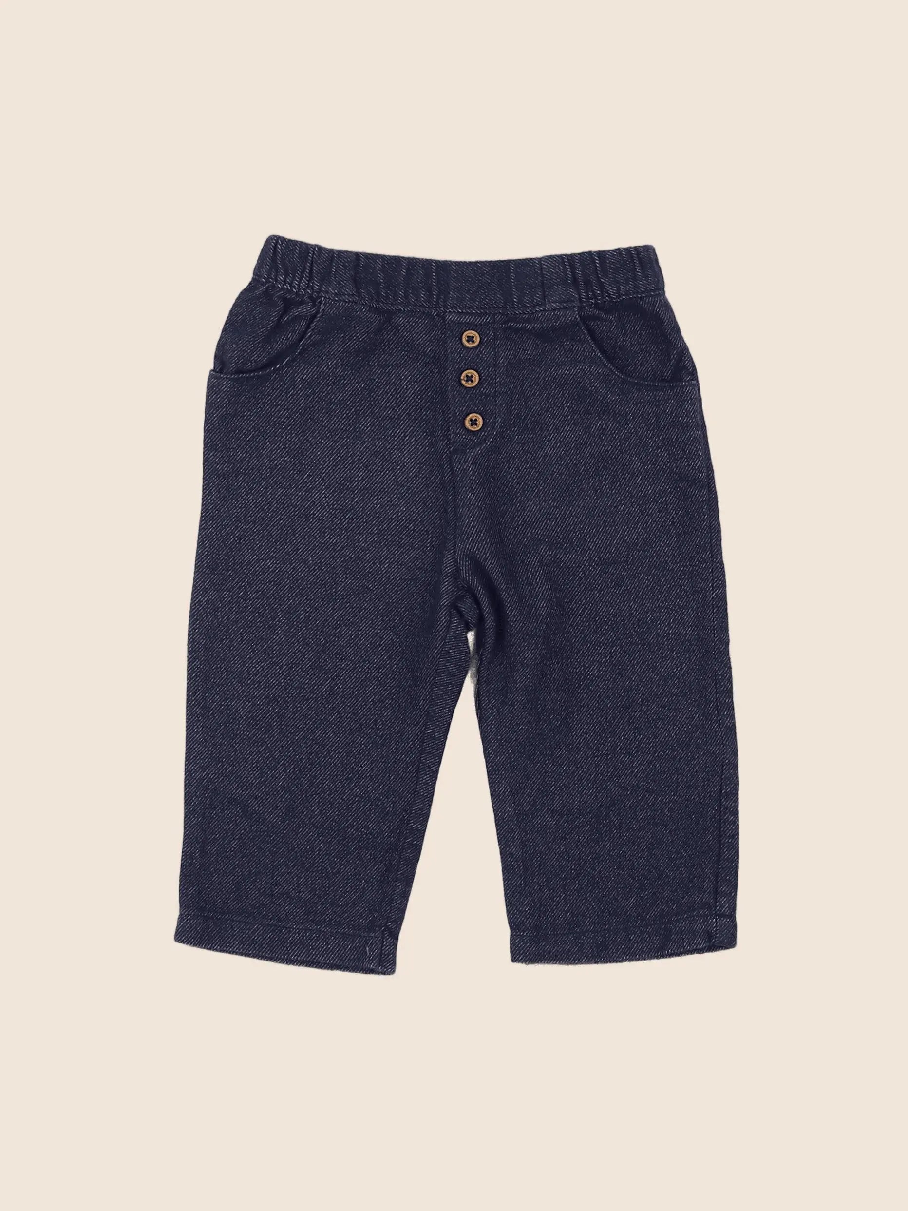 Natalys - jegging bleu - 12 mois