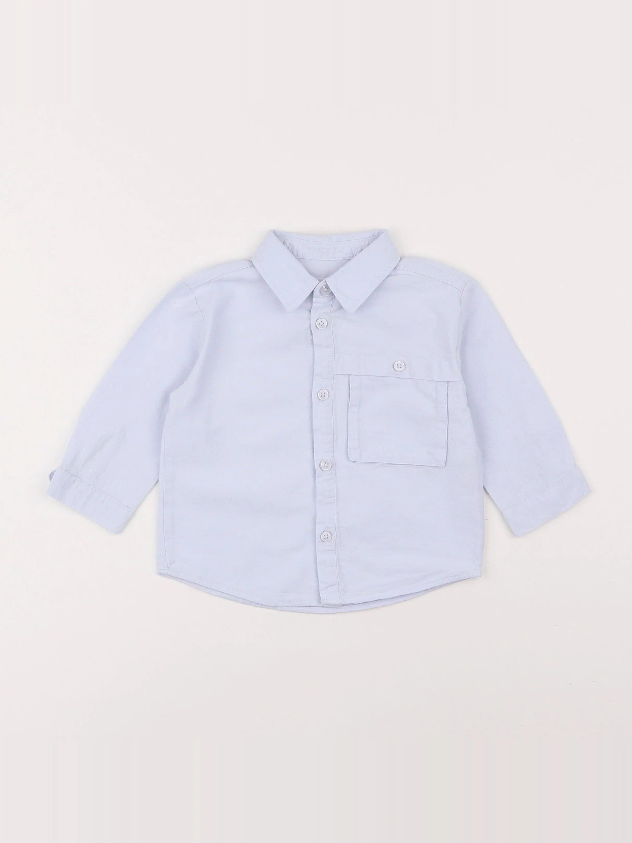 Zara - chemise bleu - 9/12 mois