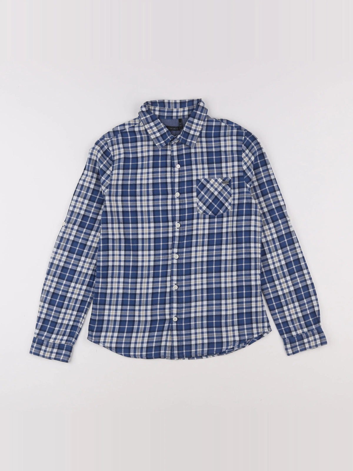 IKKS - chemise bleu - 10 ans