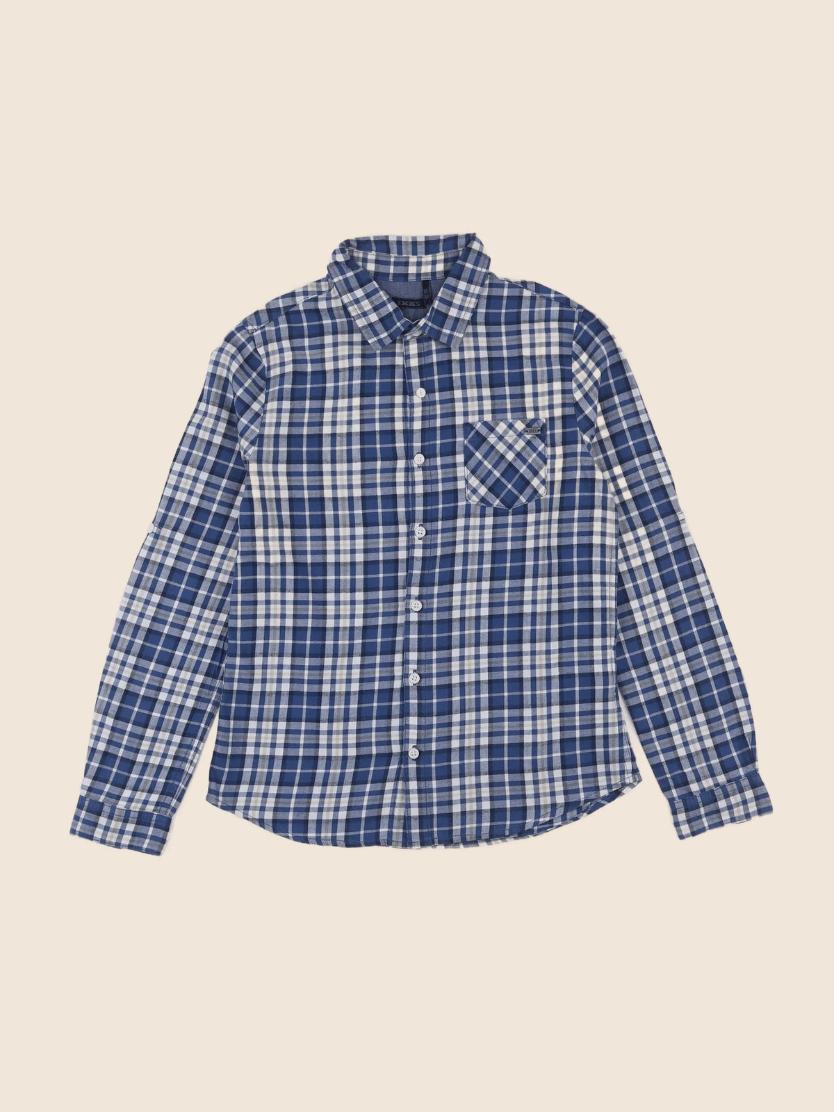 IKKS - chemise bleu - 10 ans