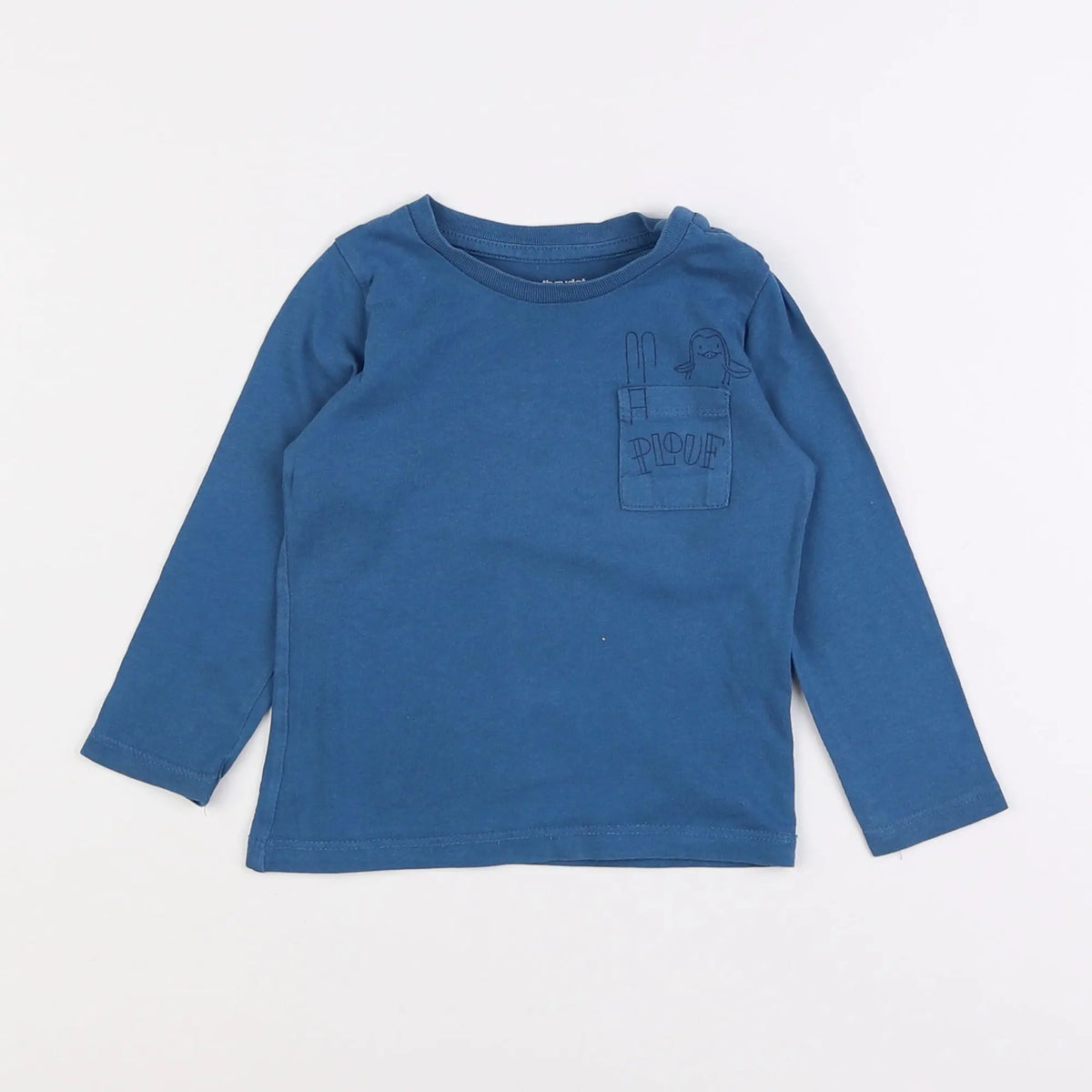 Vertbaudet - tee-shirt bleu - 18 mois