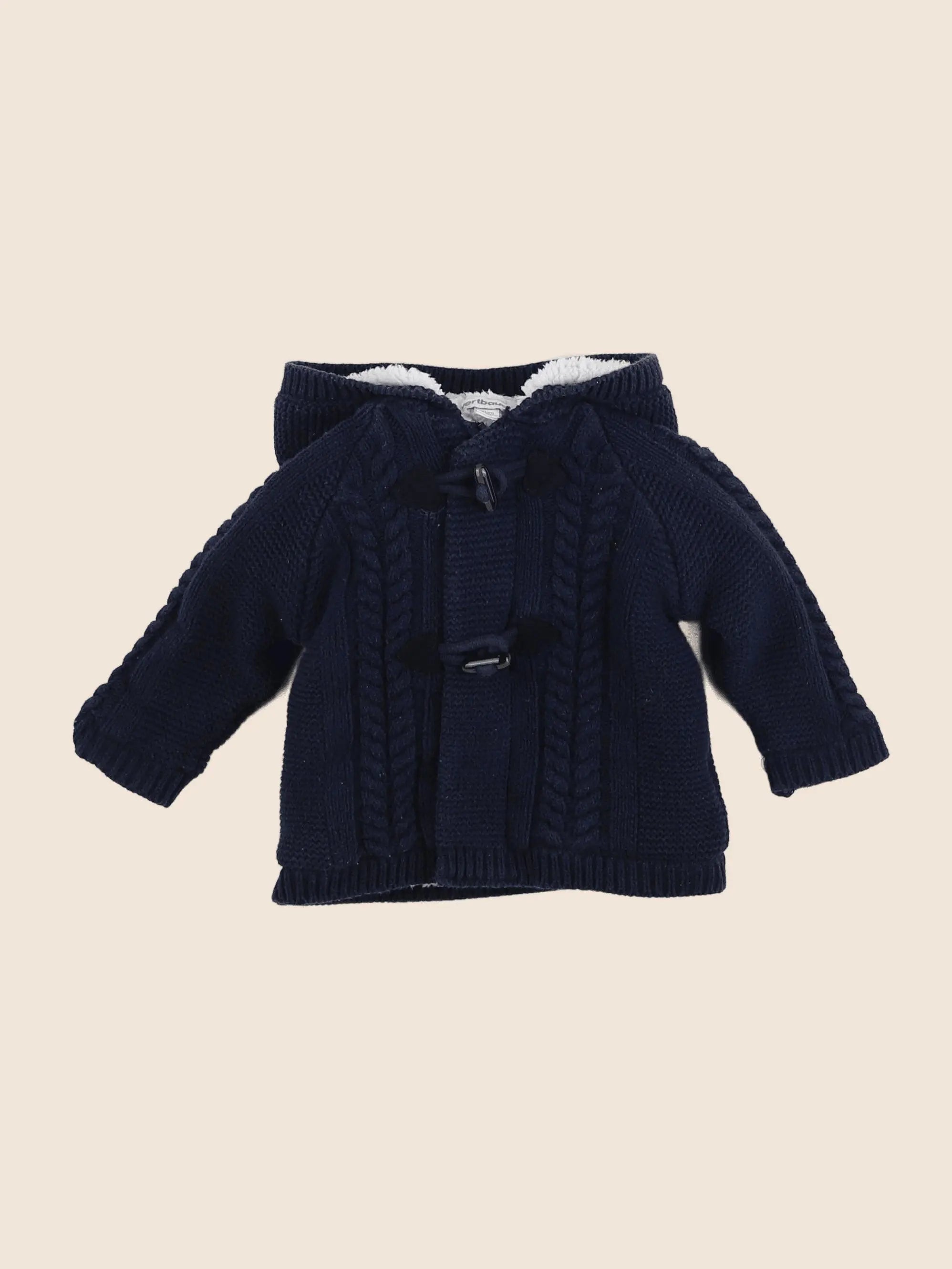 Vertbaudet - gilet bleu - 9 mois