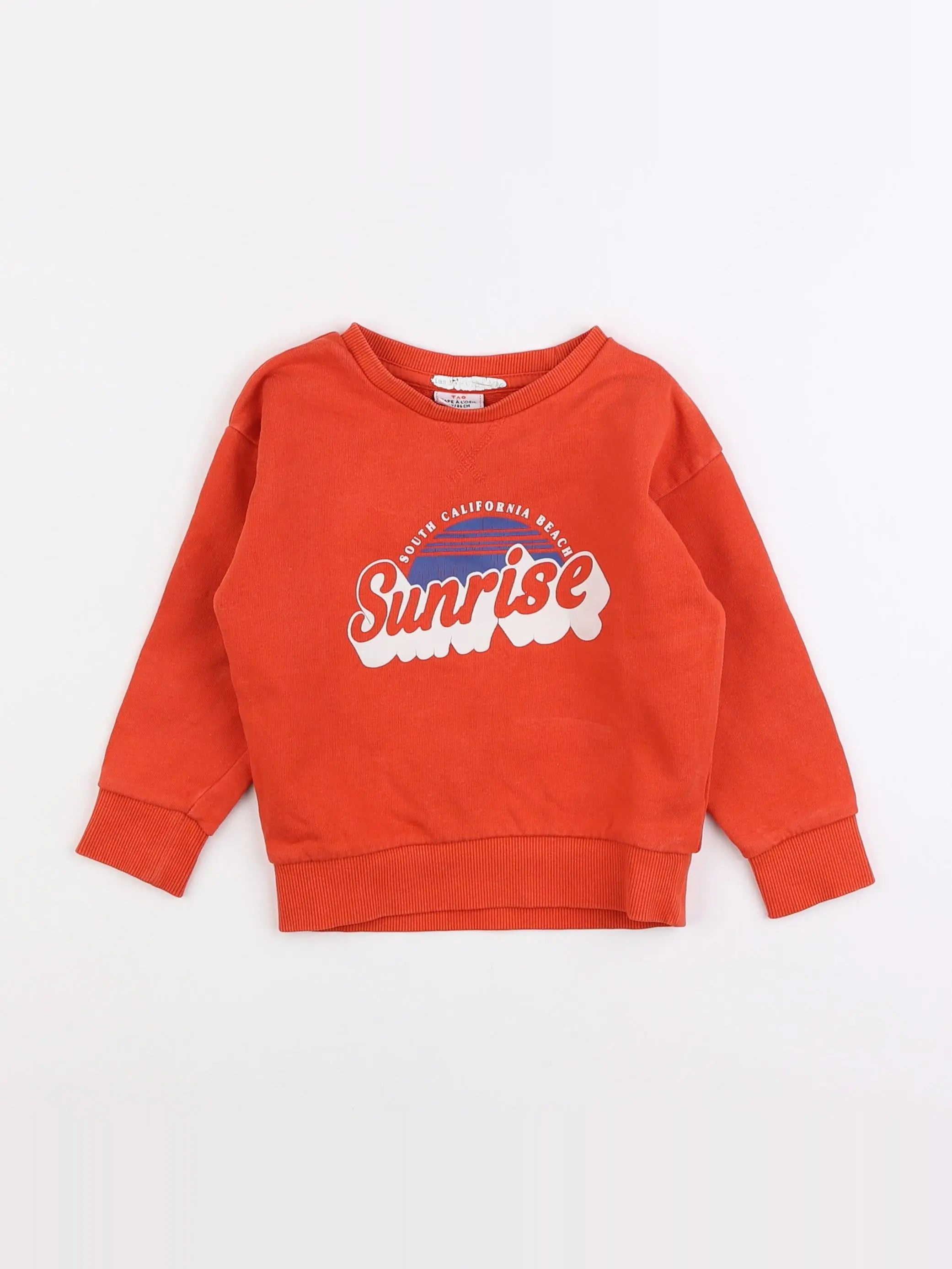 Tape à l'oeil - sweat orange - 2 ans