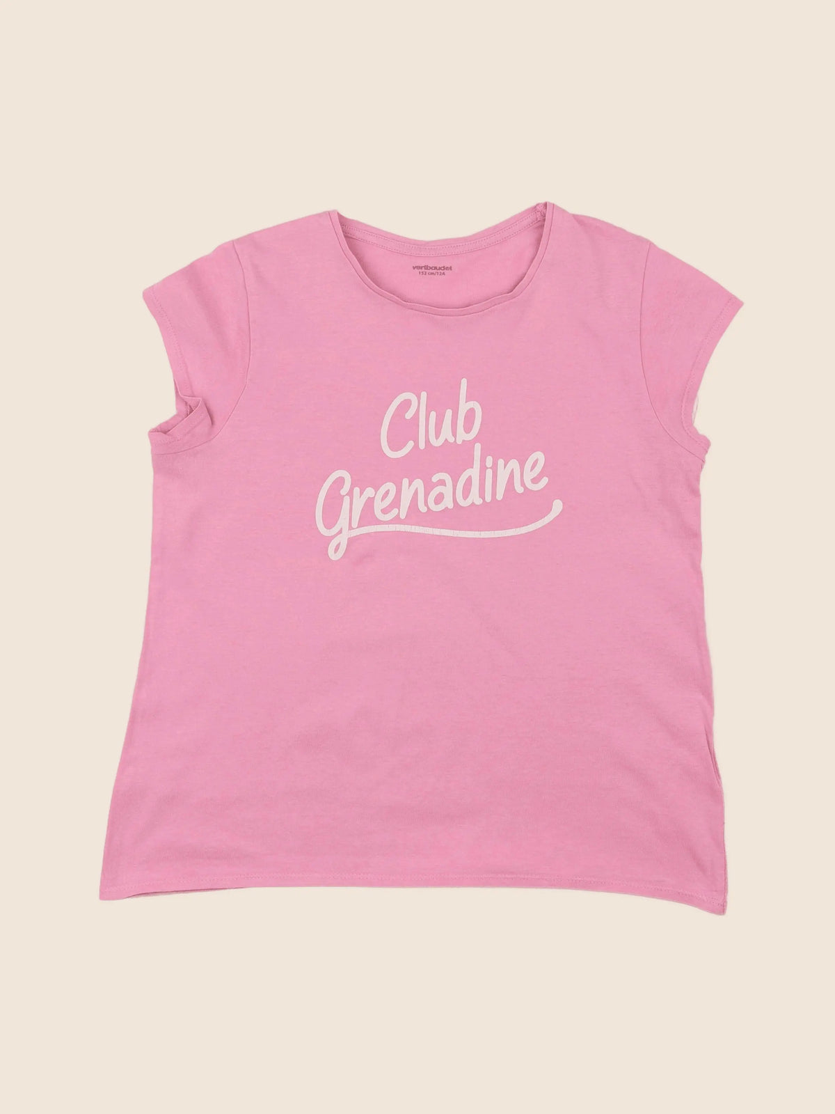 Vertbaudet - tee-shirt rose - 12 ans