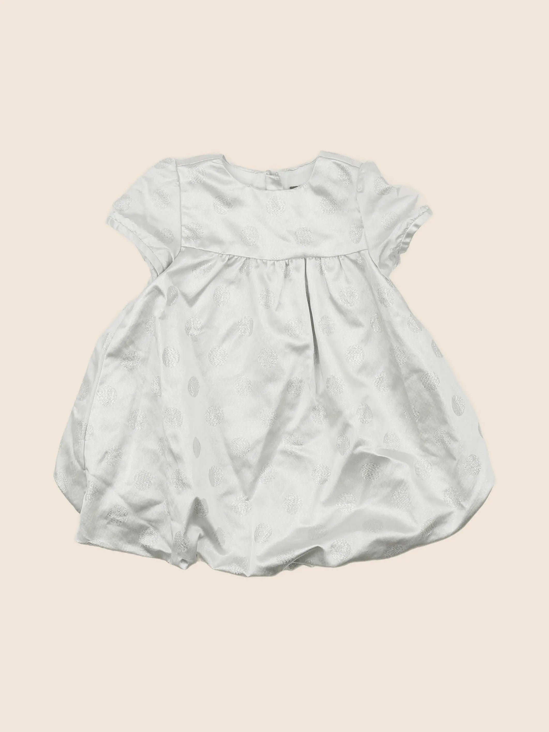GAP - robe argent - 12/18 mois