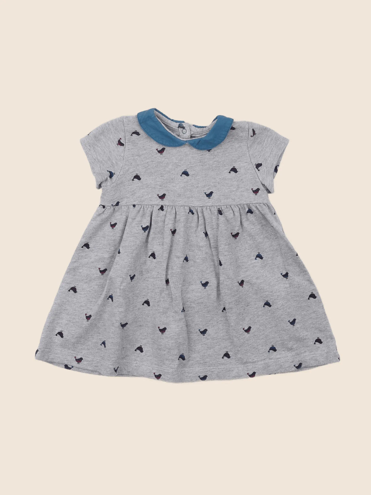 Boutchou - robe gris - 6 mois