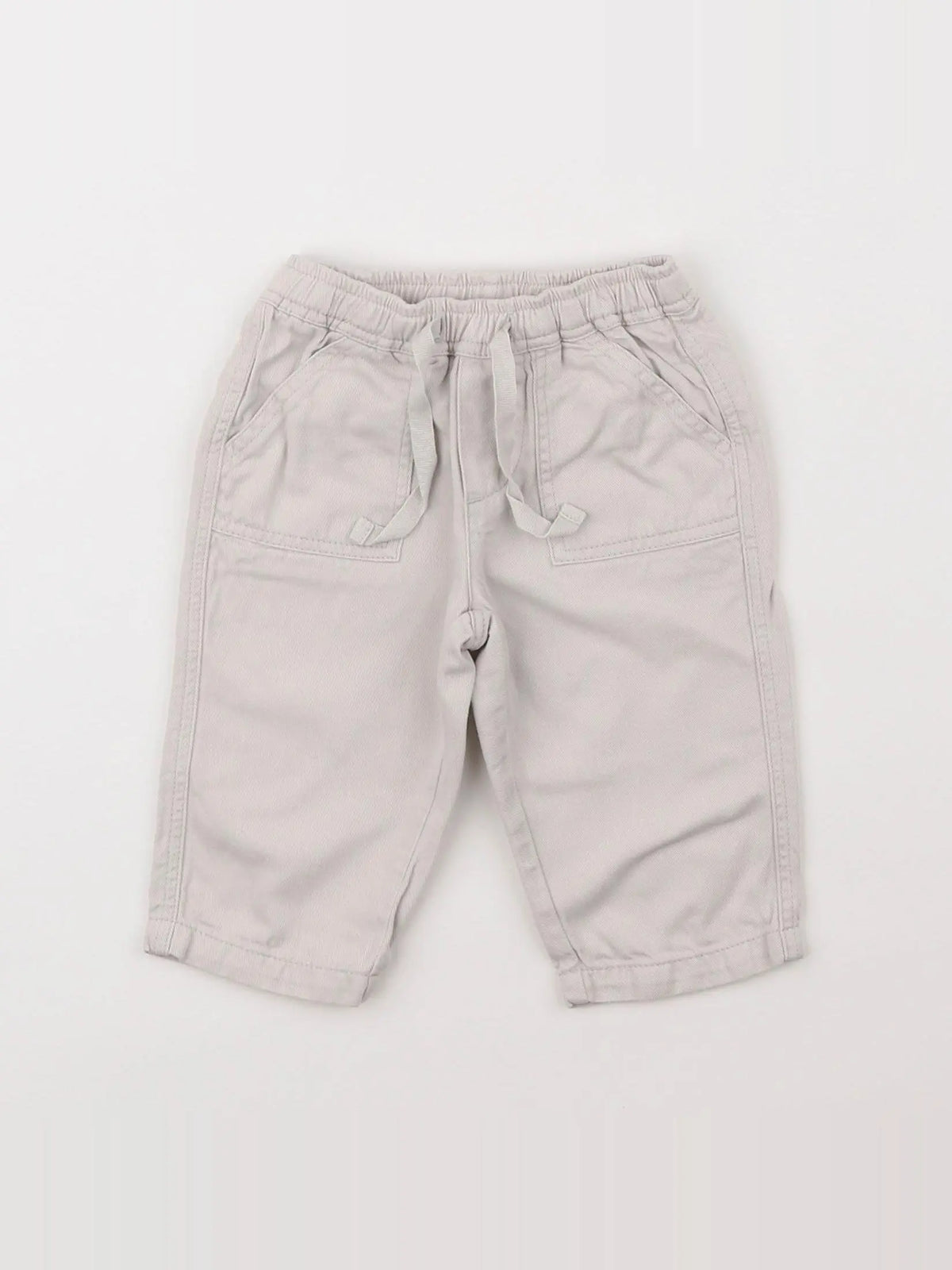 Bonton - pantalon gris - 6 mois