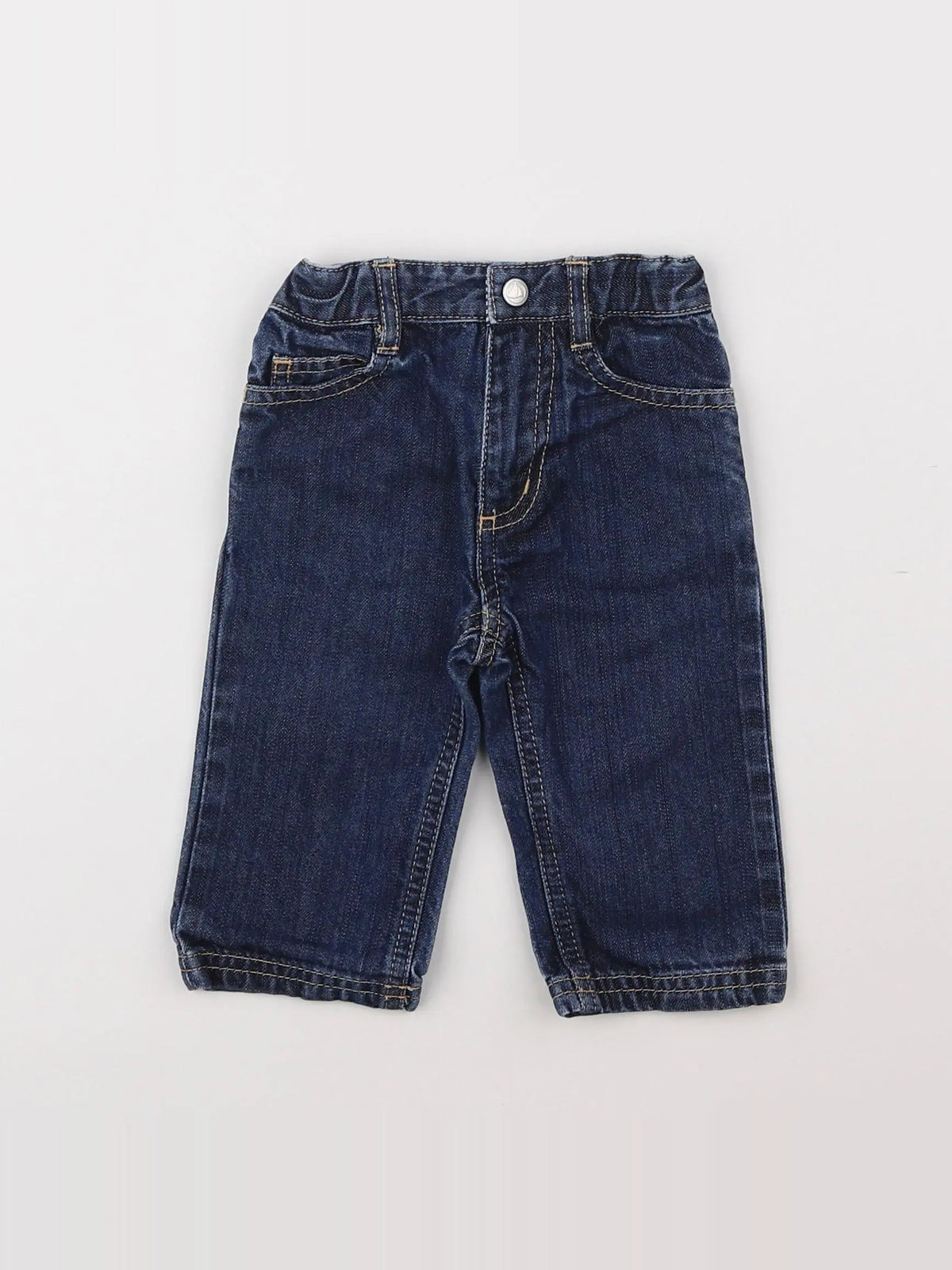 Petit Bateau - jean bleu - 6 mois