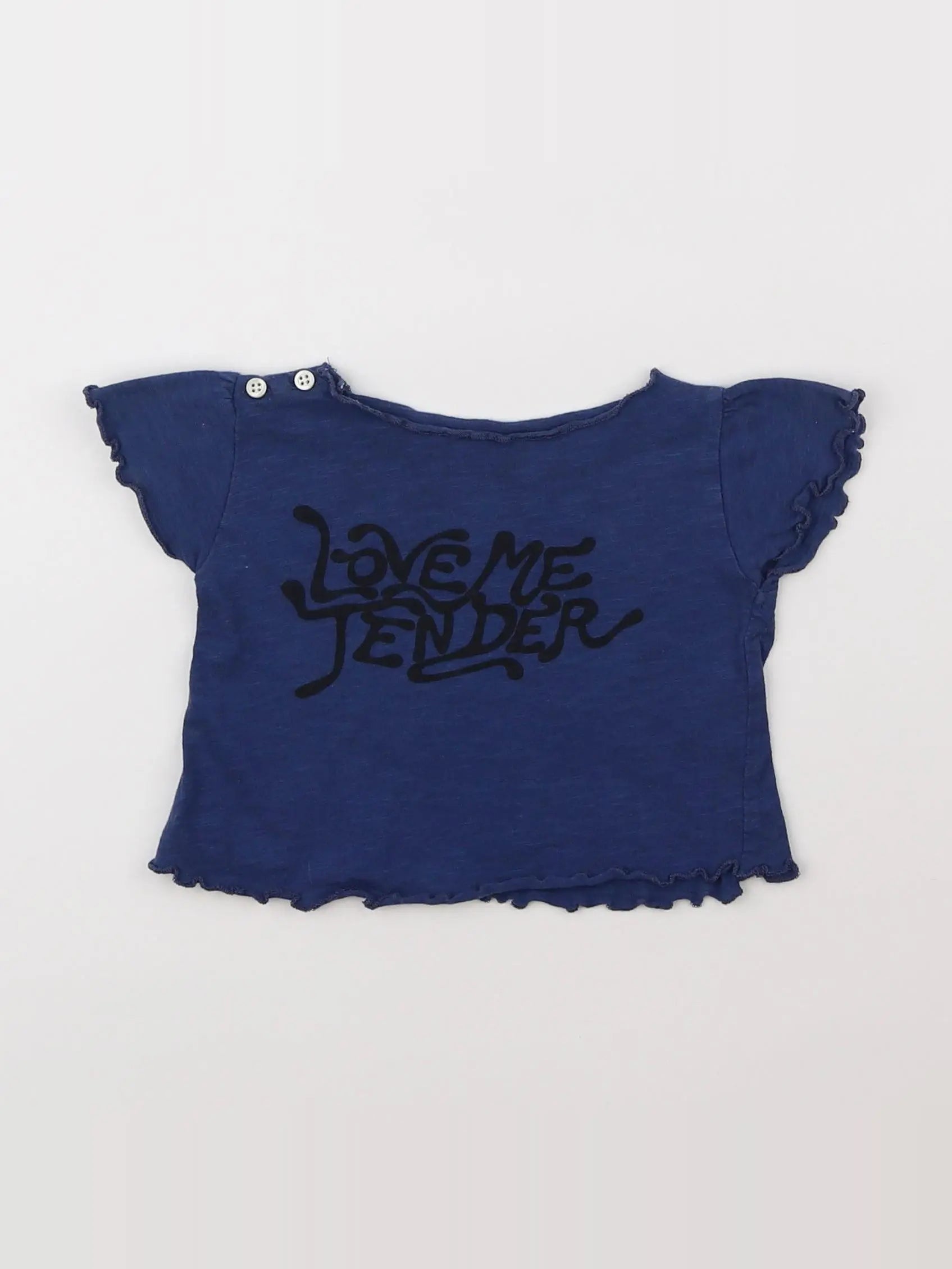 Louis Louise - tee-shirt bleu - 6 mois