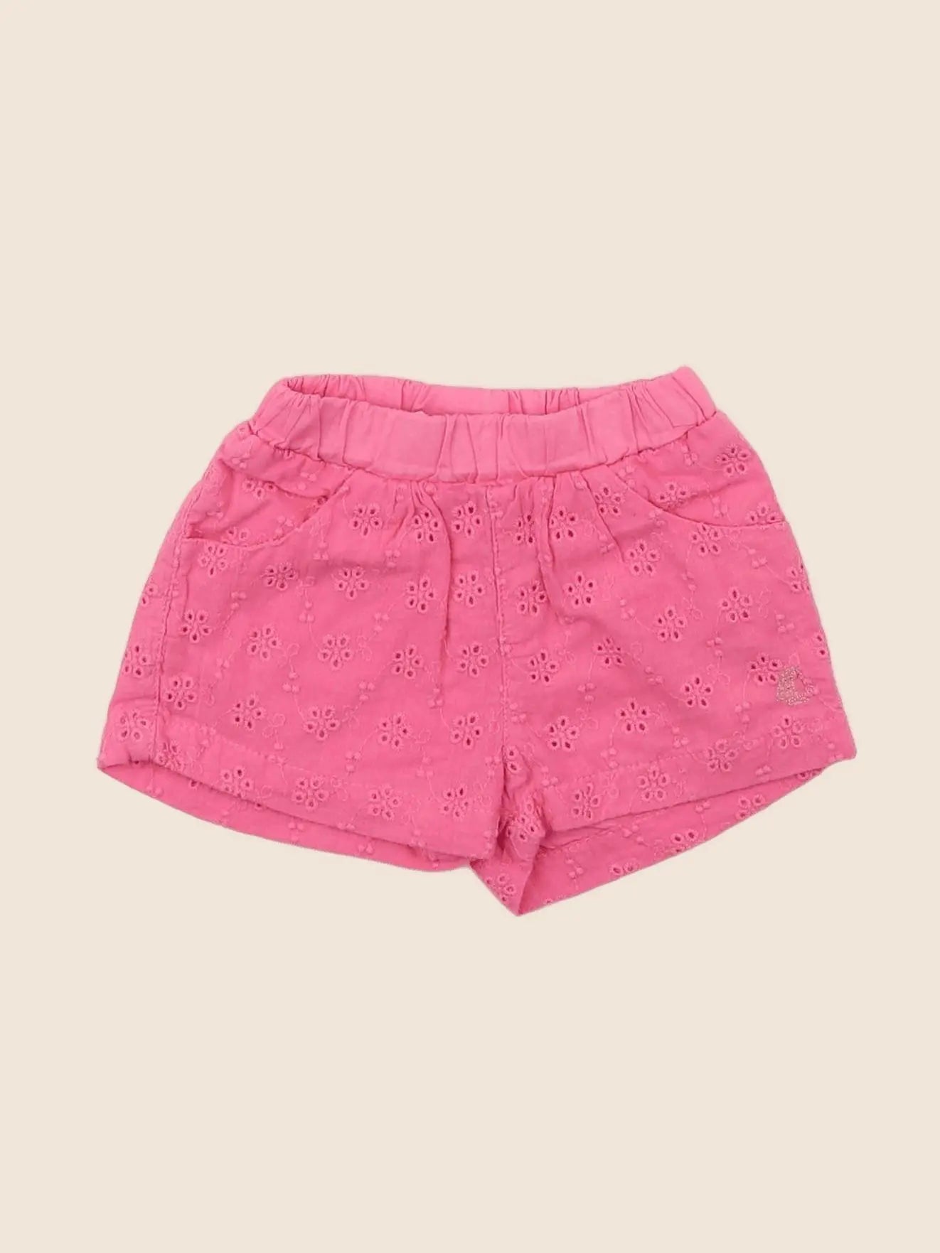 Petit Bateau - short rose - 3 mois