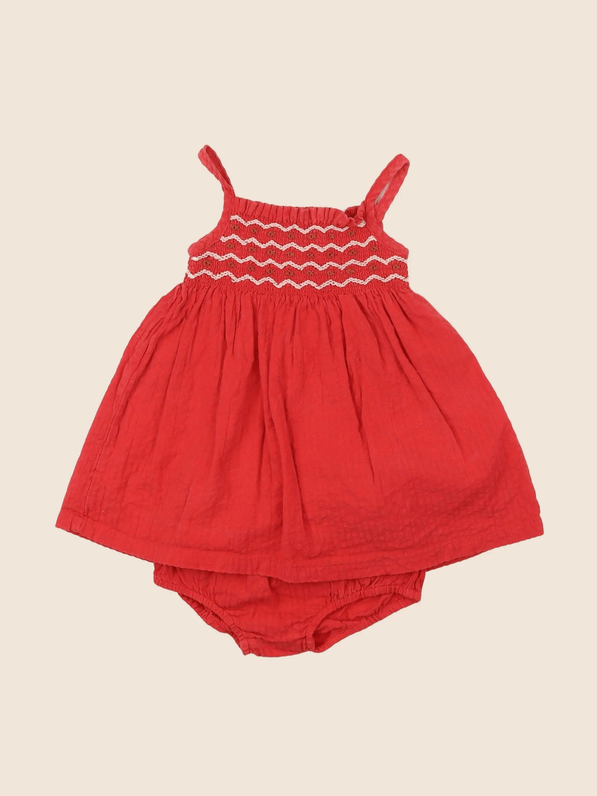 Boutchou - robe rouge - 6 mois