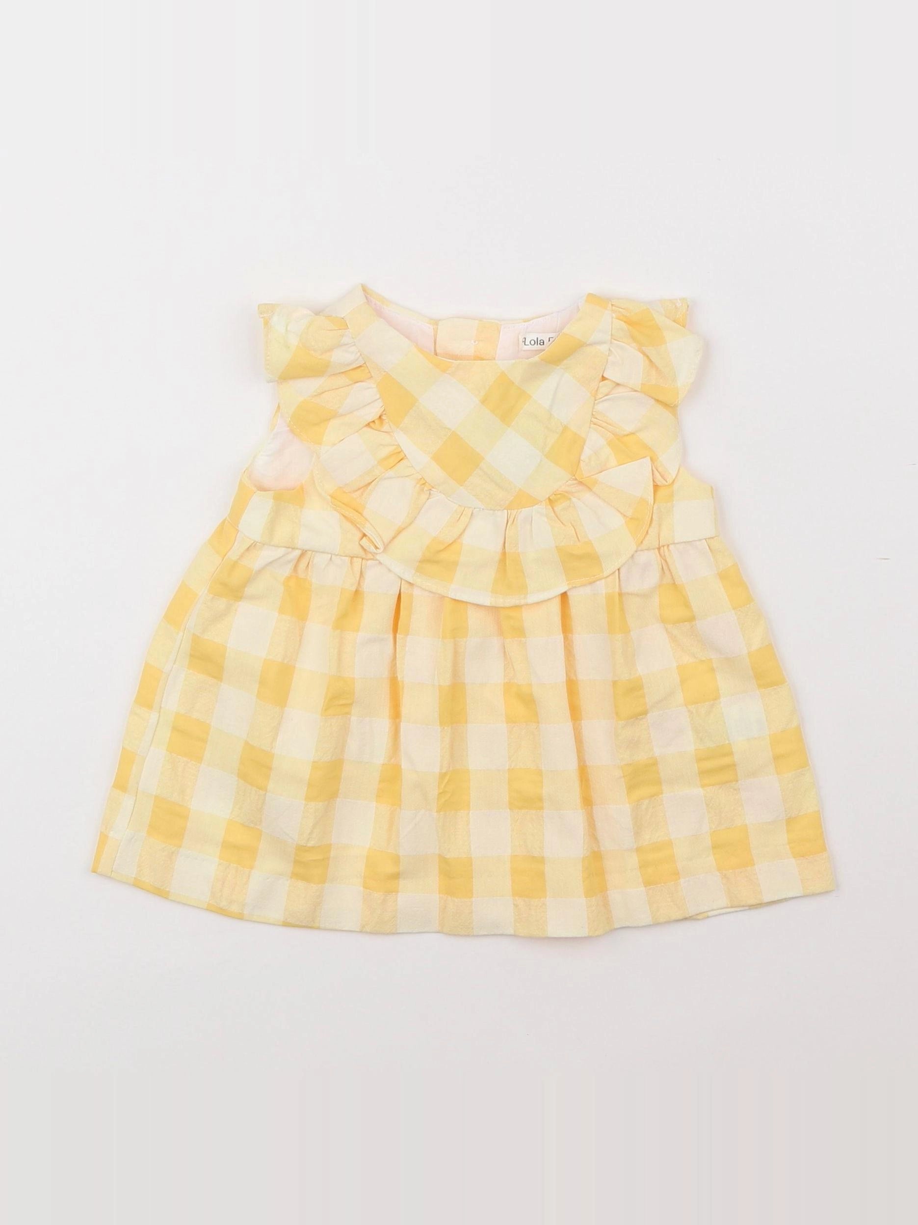 Lola Palacios - blouse jaune - 6 mois