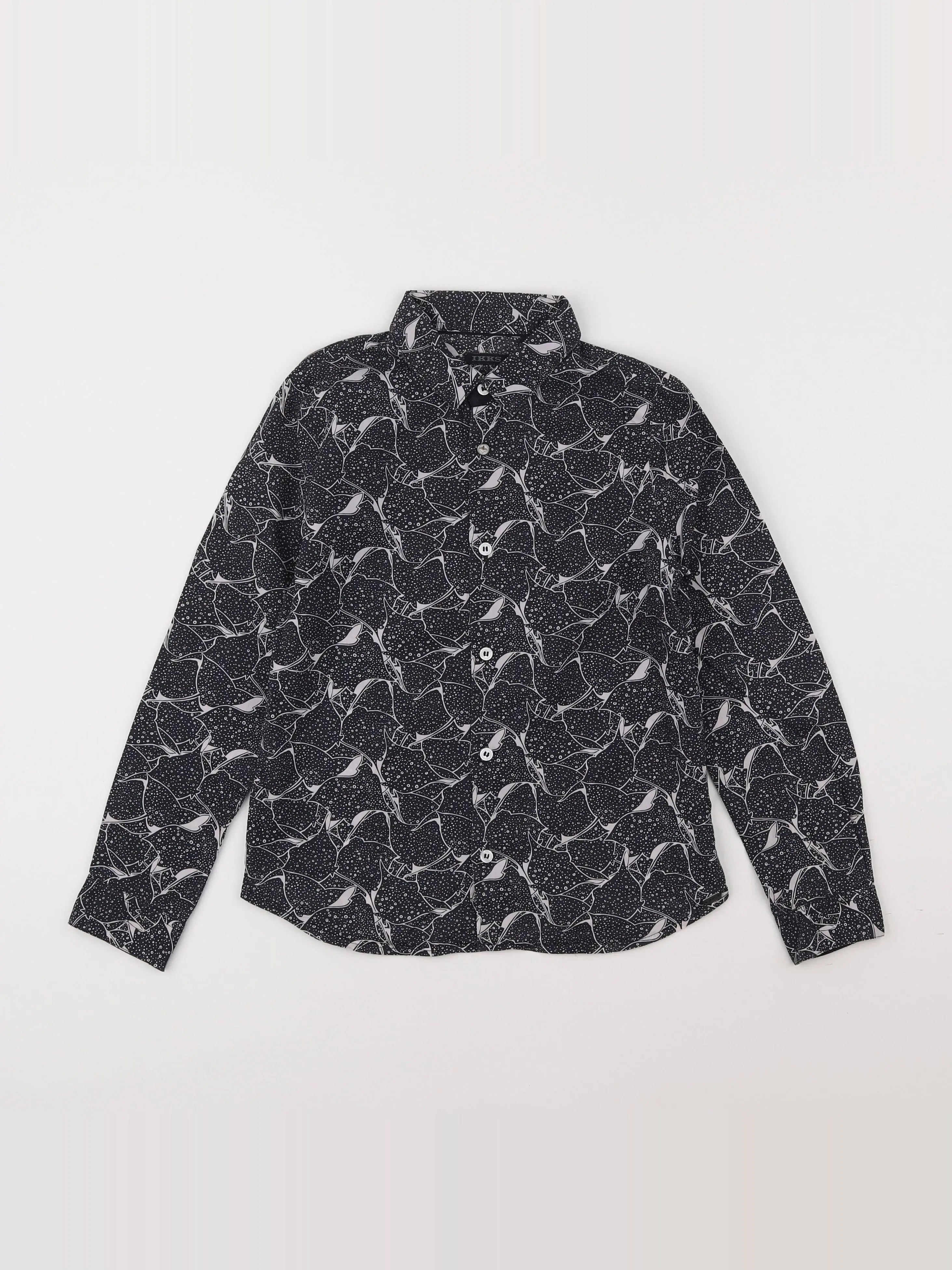 IKKS - chemise gris - 8 ans