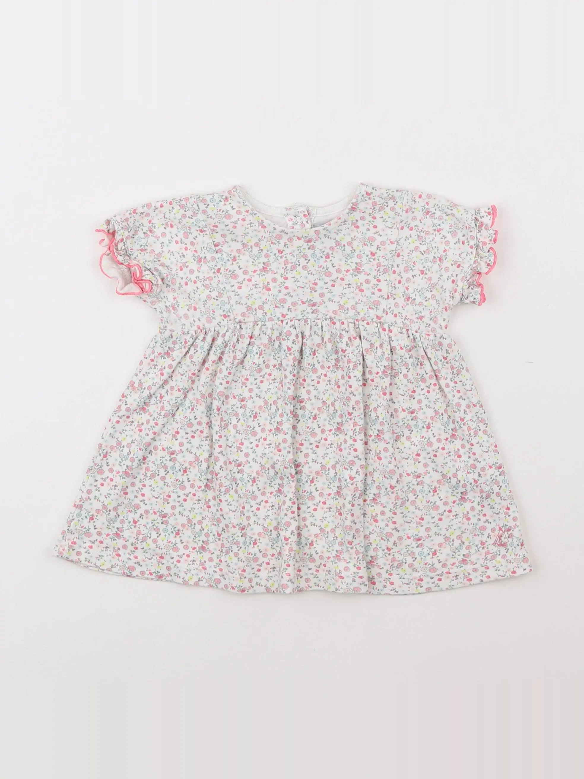 Petit Bateau - robe multicolore - 6 mois