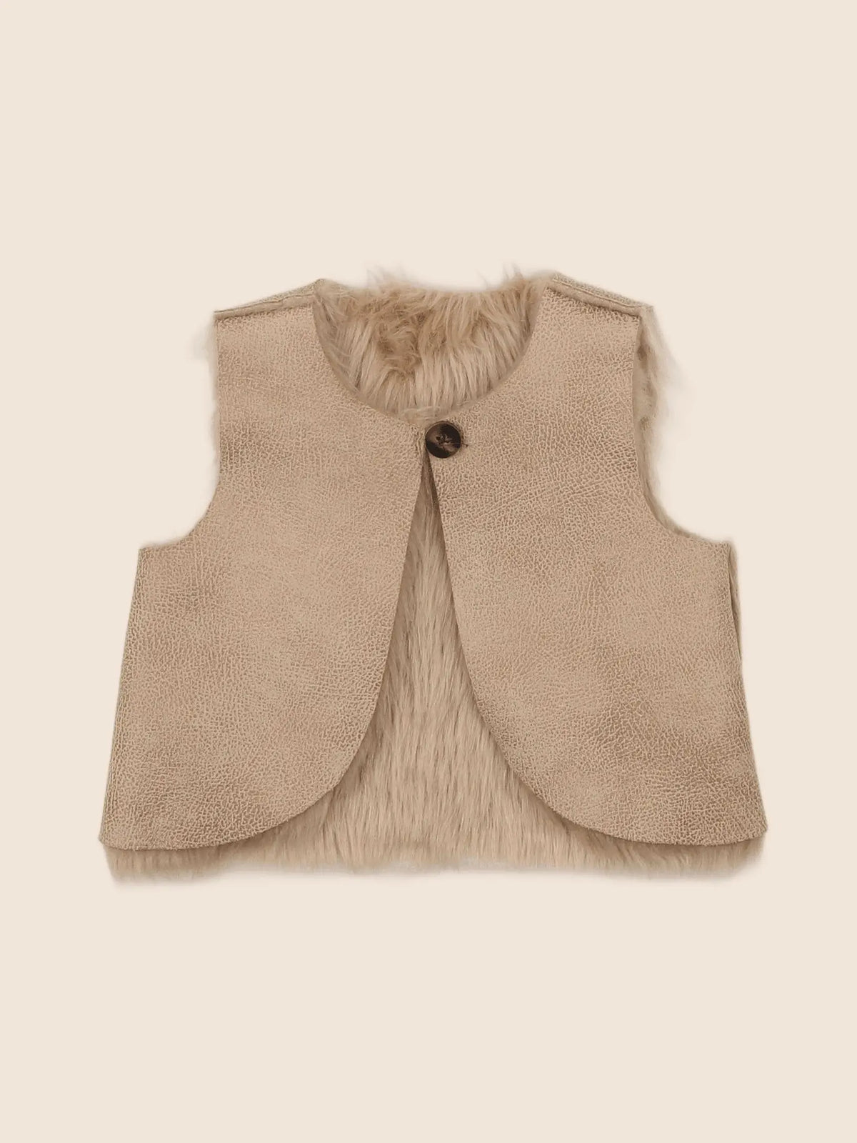 Tape à l'oeil - gilet marron - 6 mois