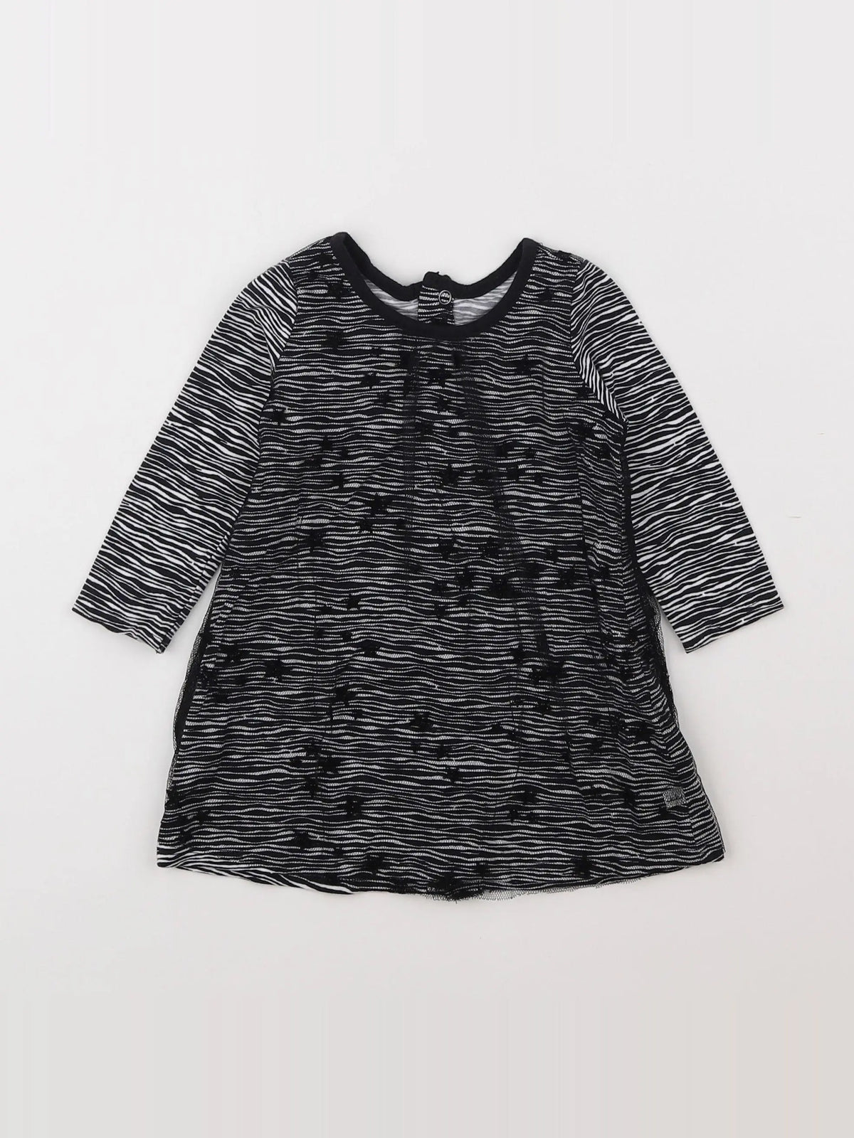 IKKS - robe noir - 12 mois