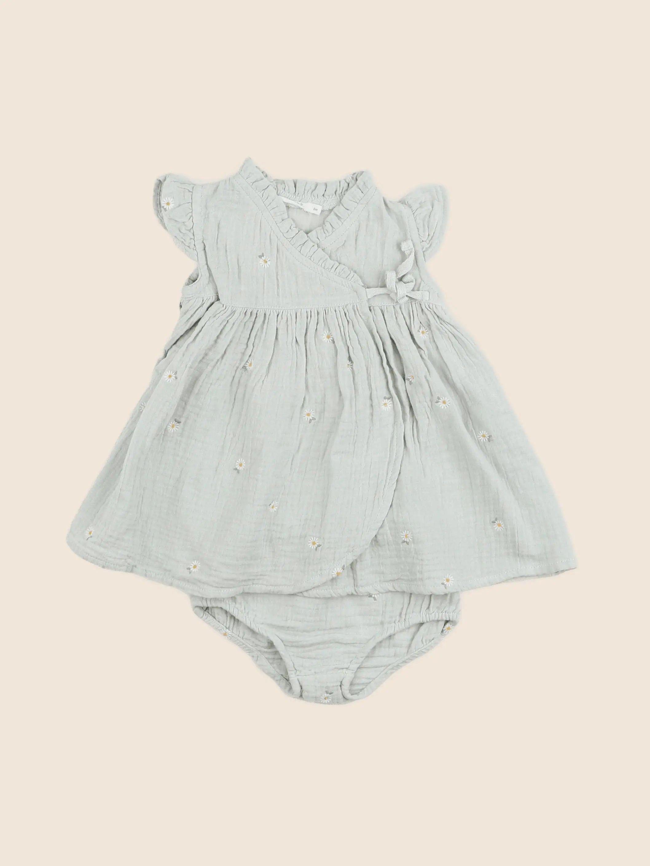Boutchou - robe vert - 6 mois