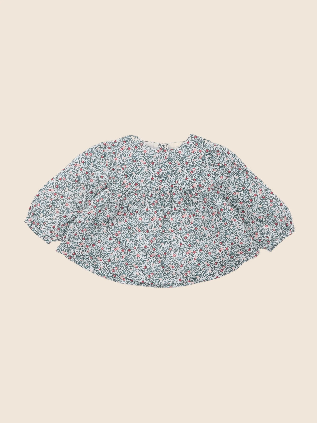 Vertbaudet - blouse vert - 12 mois