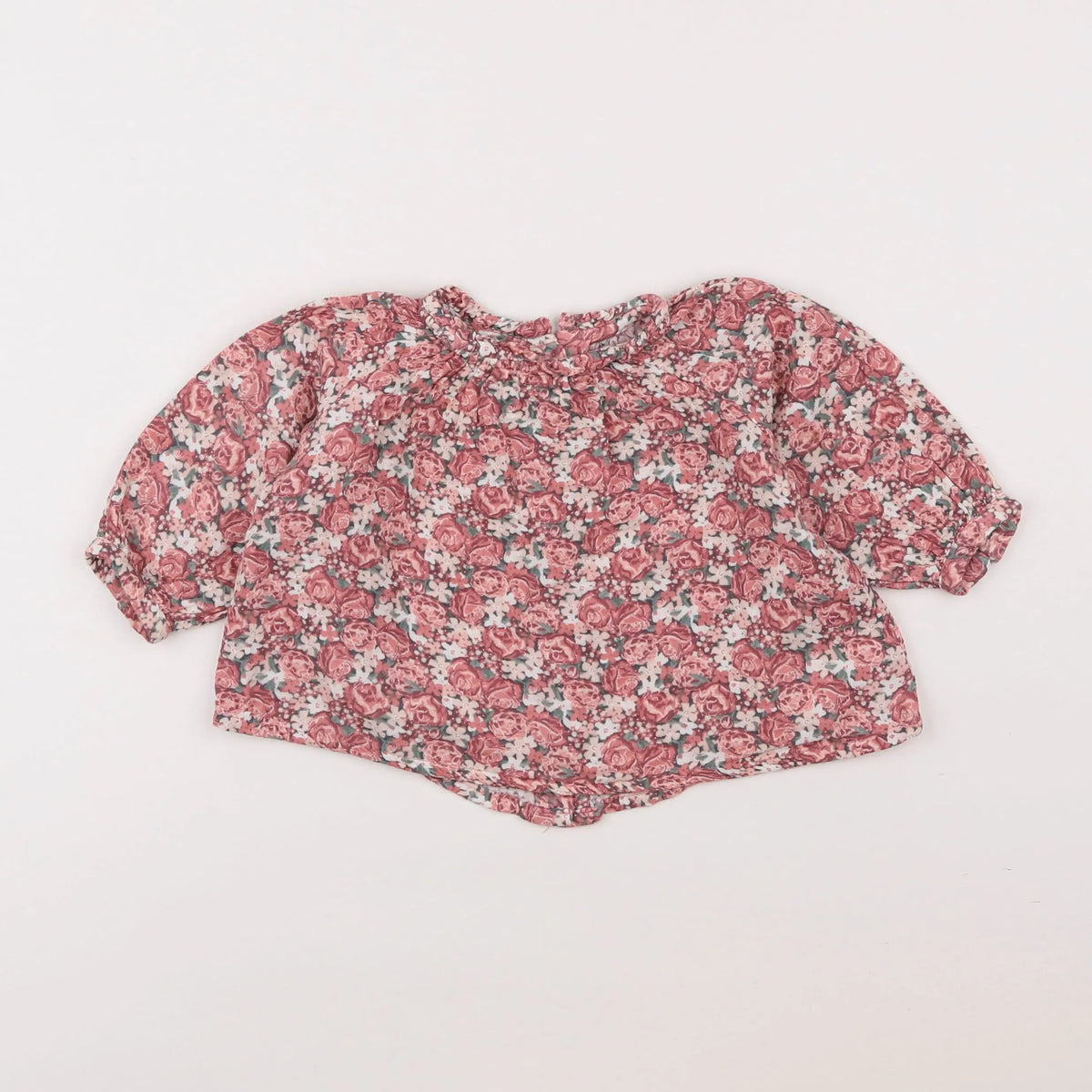 Vertbaudet - blouse rose - 6 mois