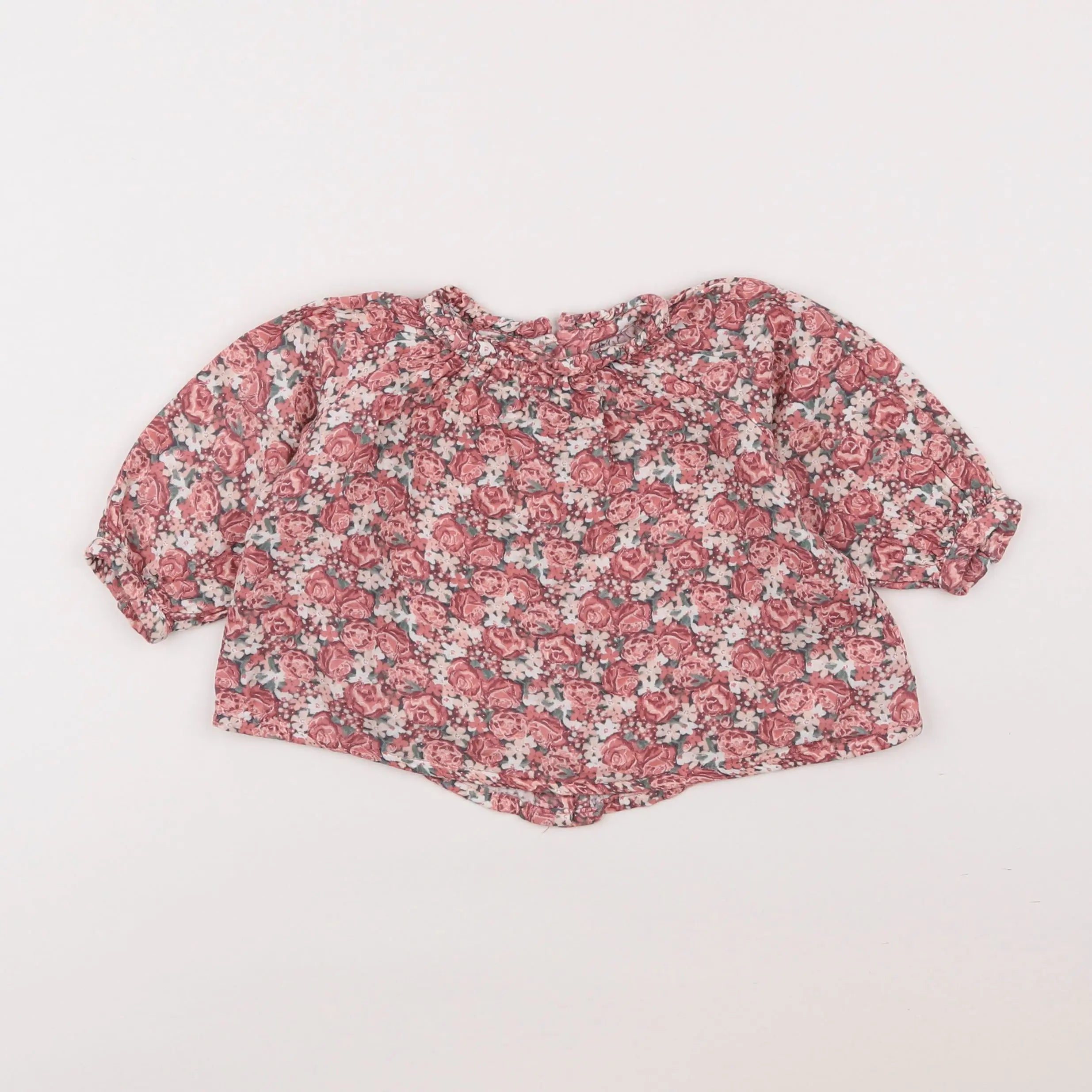 Vertbaudet - blouse rose - 6 mois