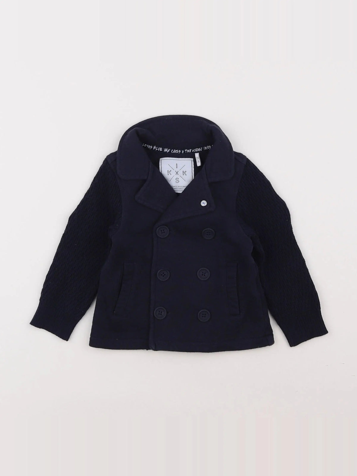 IKKS - veste bleu - 12 mois