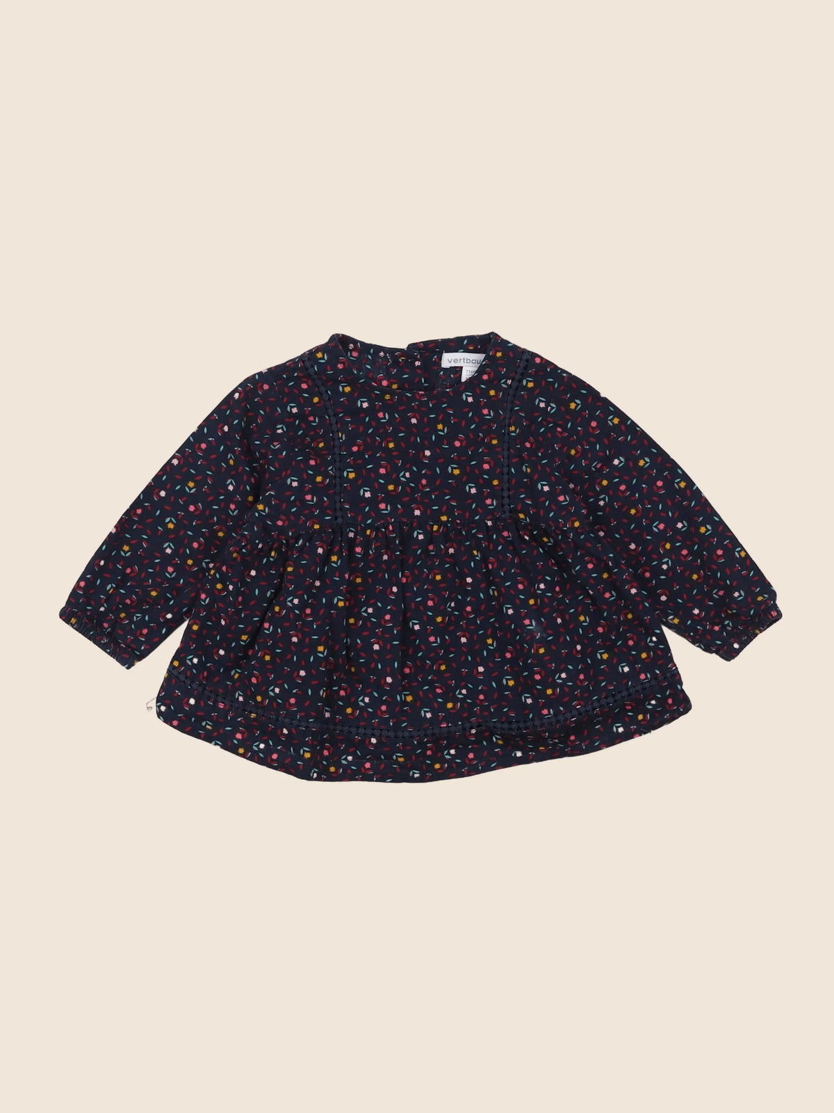 Vertbaudet - blouse multicolore - 9 mois