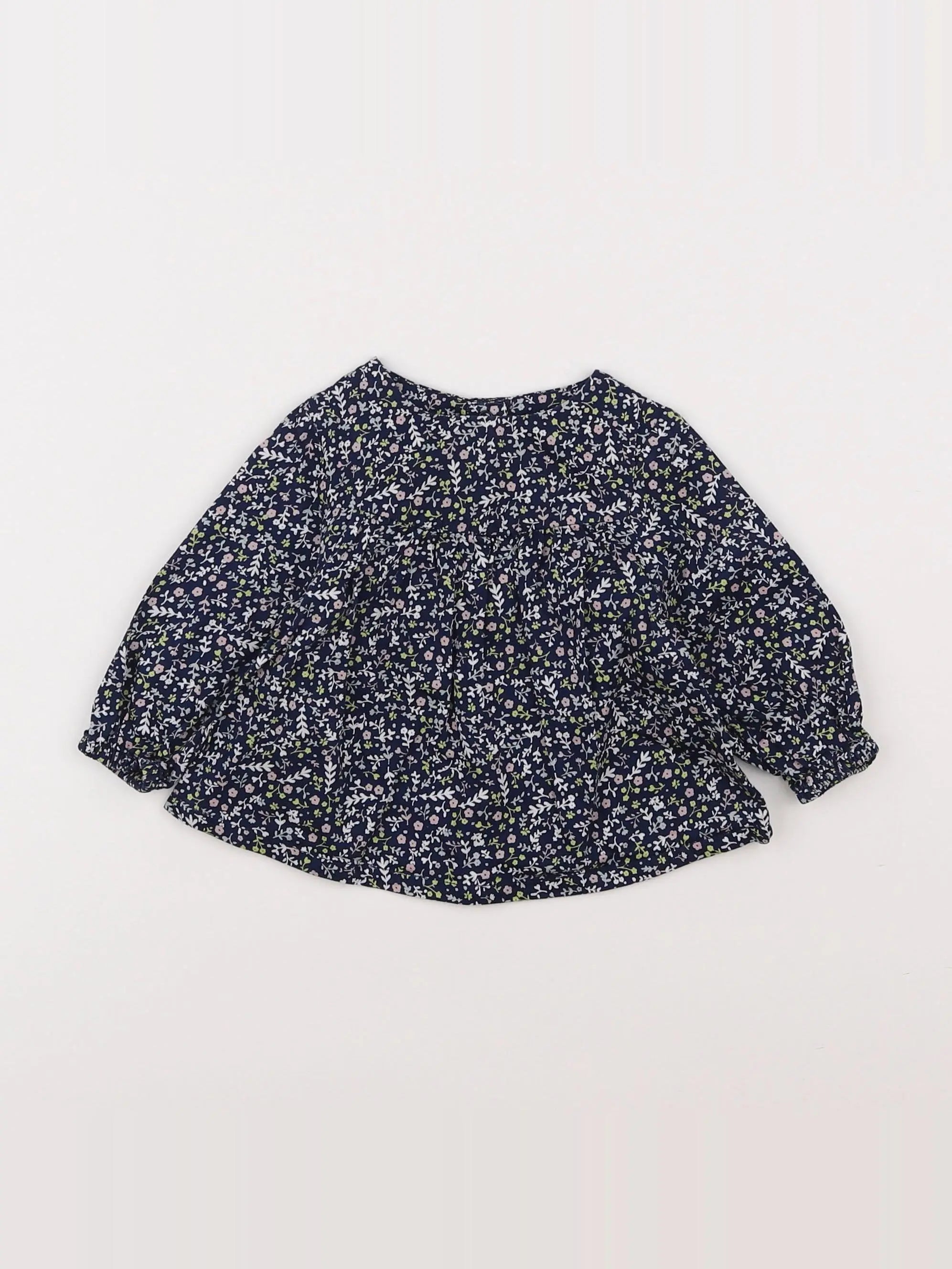 Tape à l'oeil - blouse bleu - 6 mois