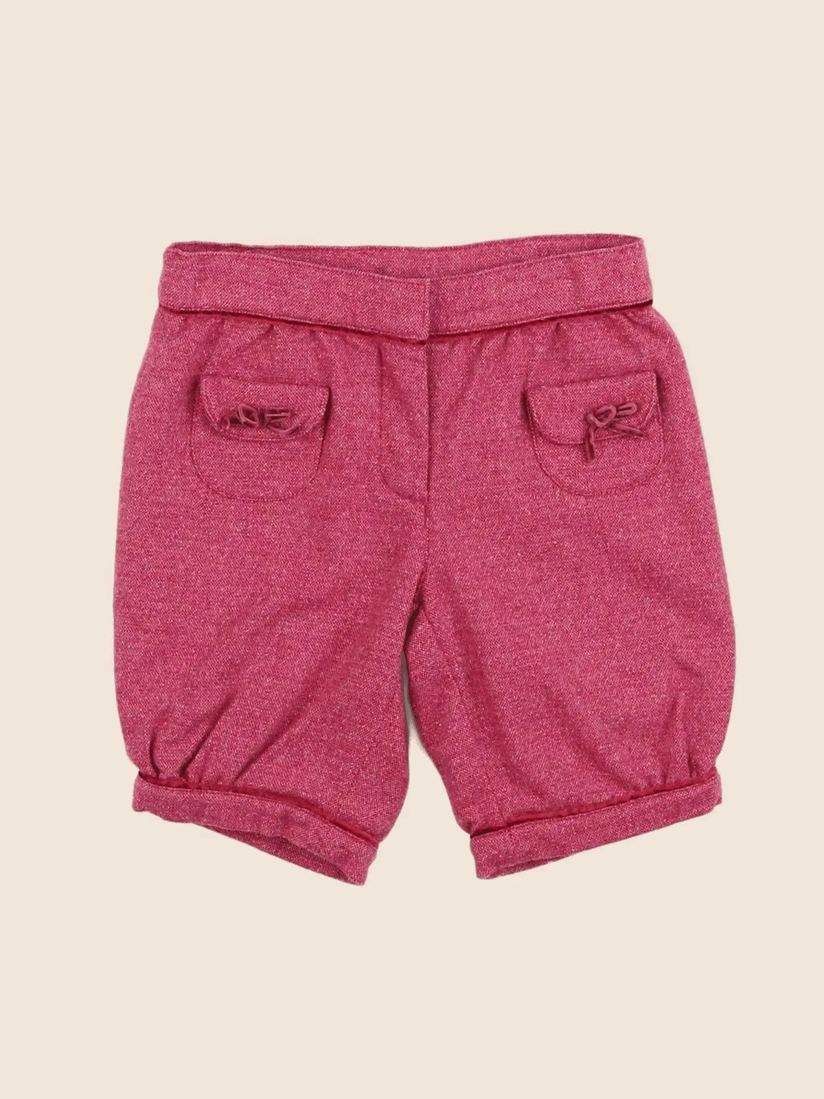 Jacadi - short rose - 12 mois