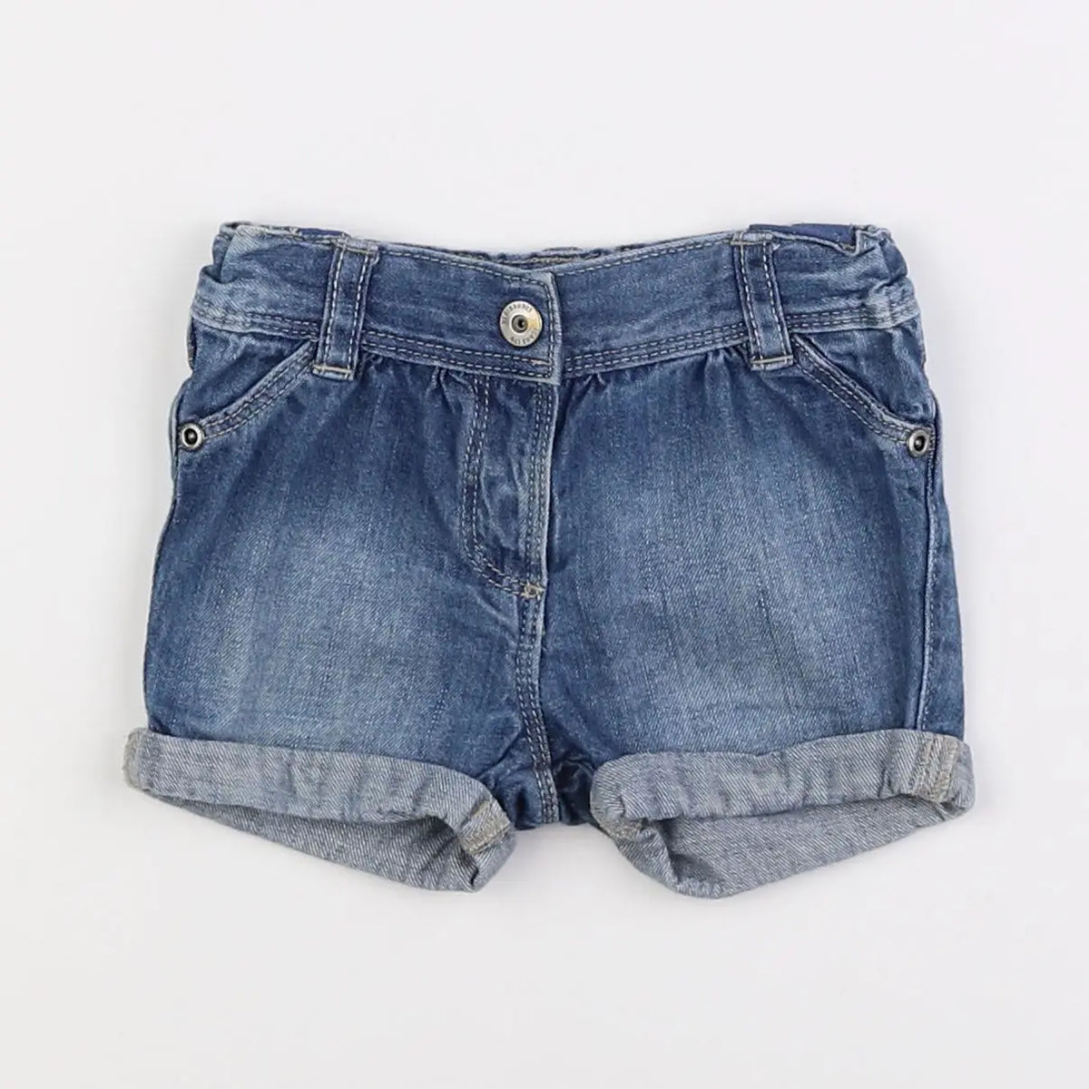 Vertbaudet - short bleu - 6 mois