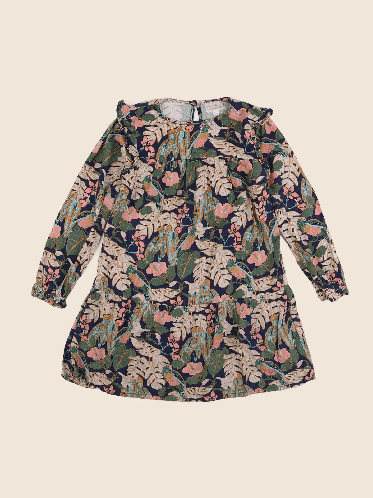 Vertbaudet - robe multicolore - 8 ans