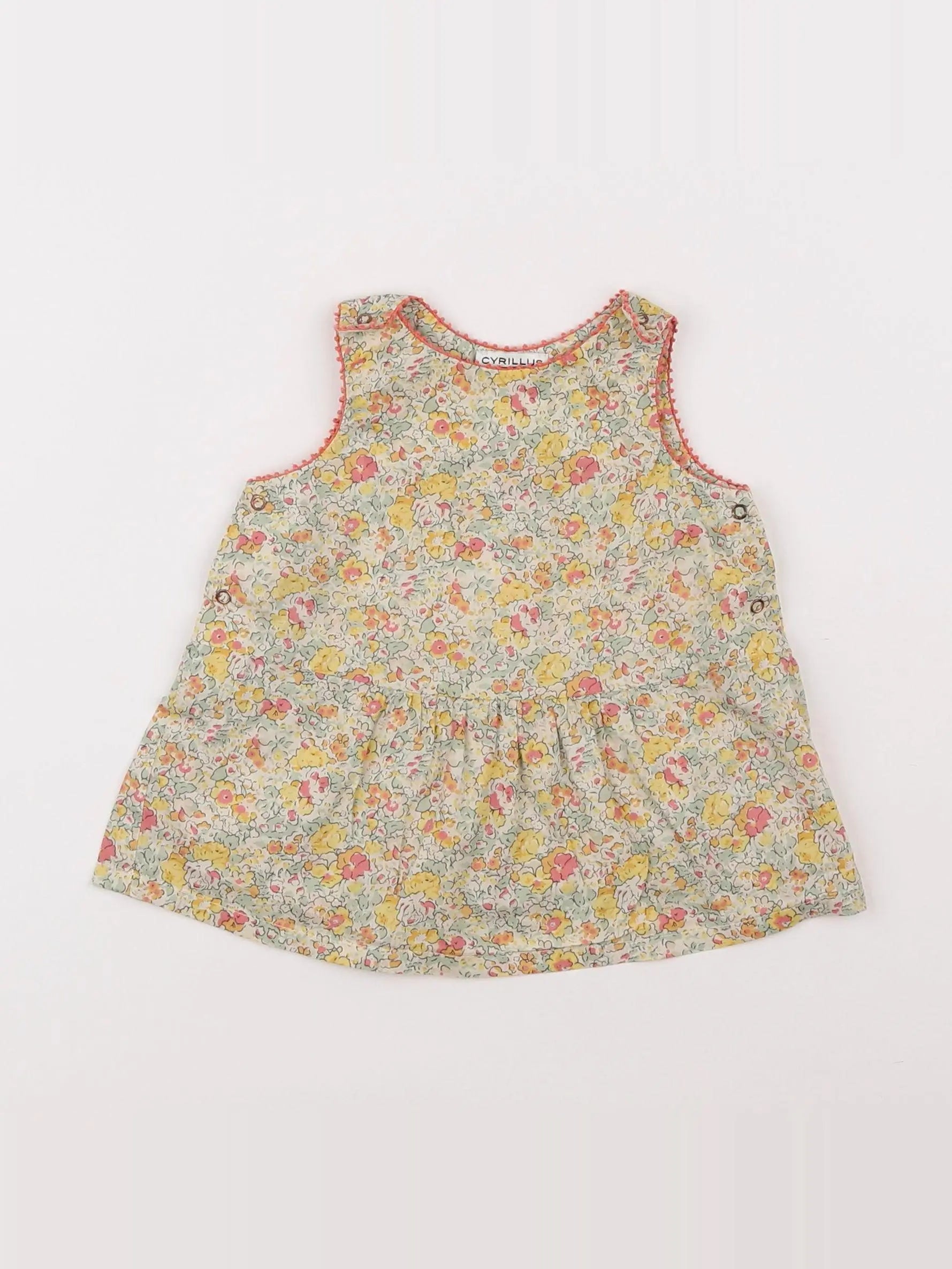 Cyrillus - blouse jaune - 6 mois