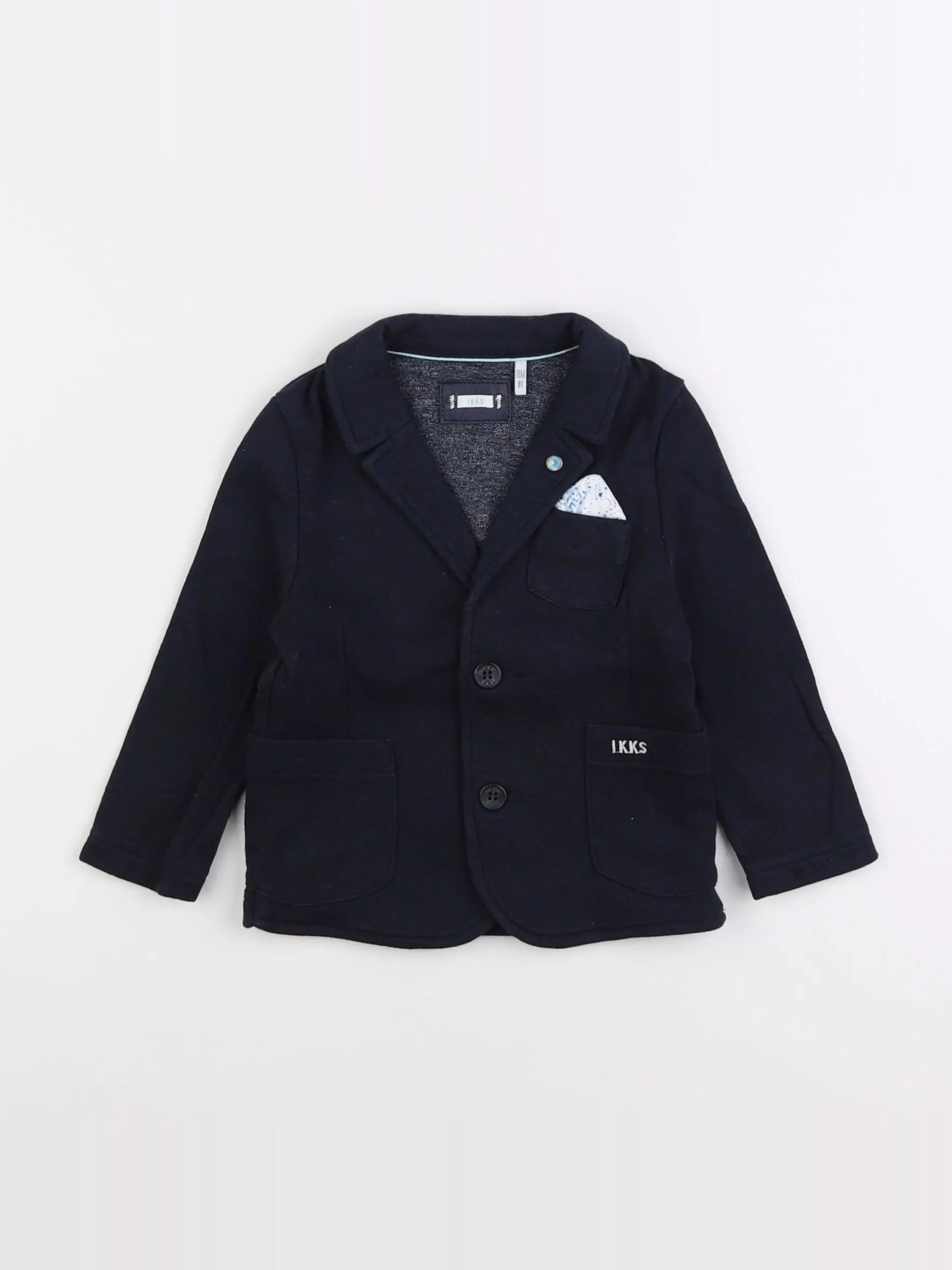 IKKS - veste bleu - 18 mois