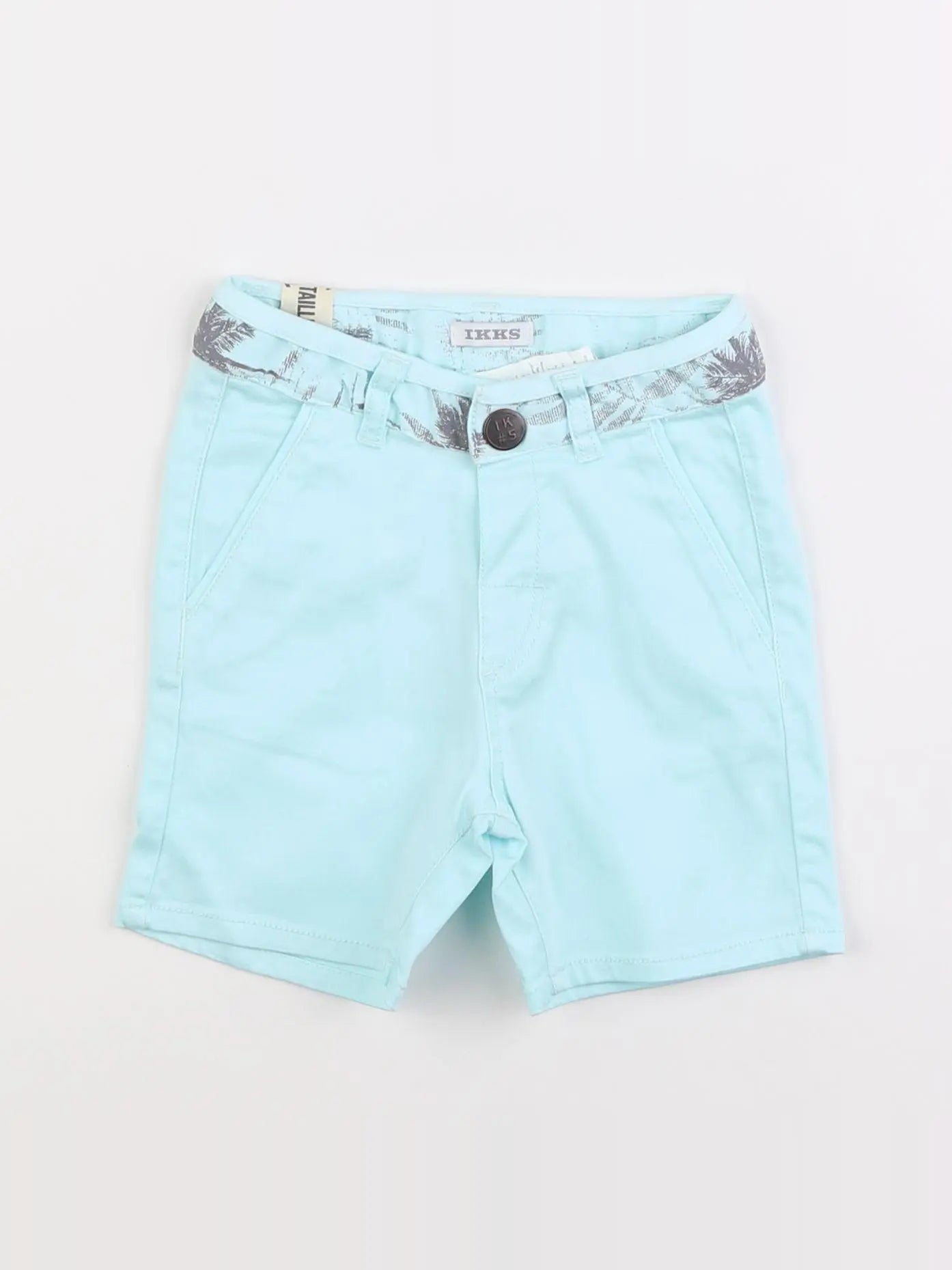 IKKS - short bleu - 12 mois