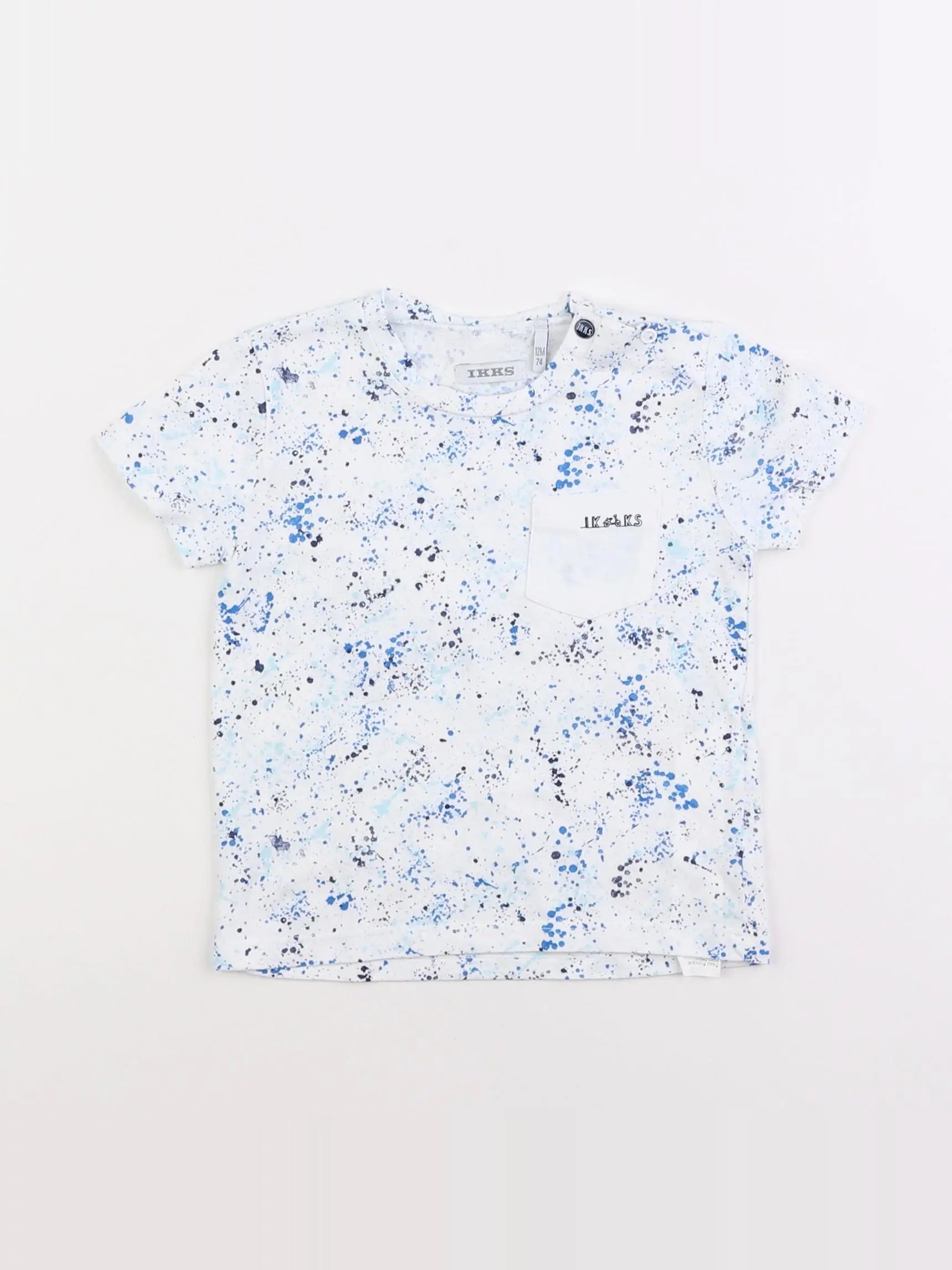 IKKS - tee-shirt blanc - 12 mois