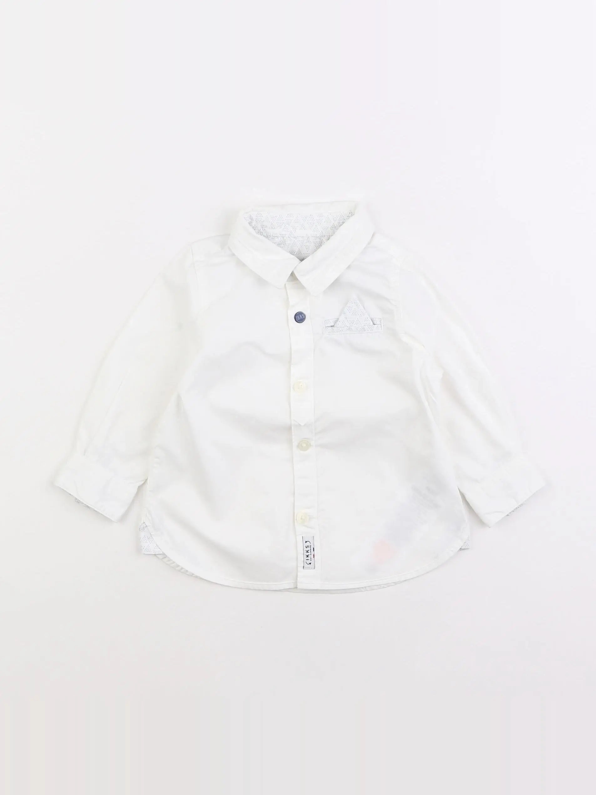 IKKS - chemise blanc - 6 mois