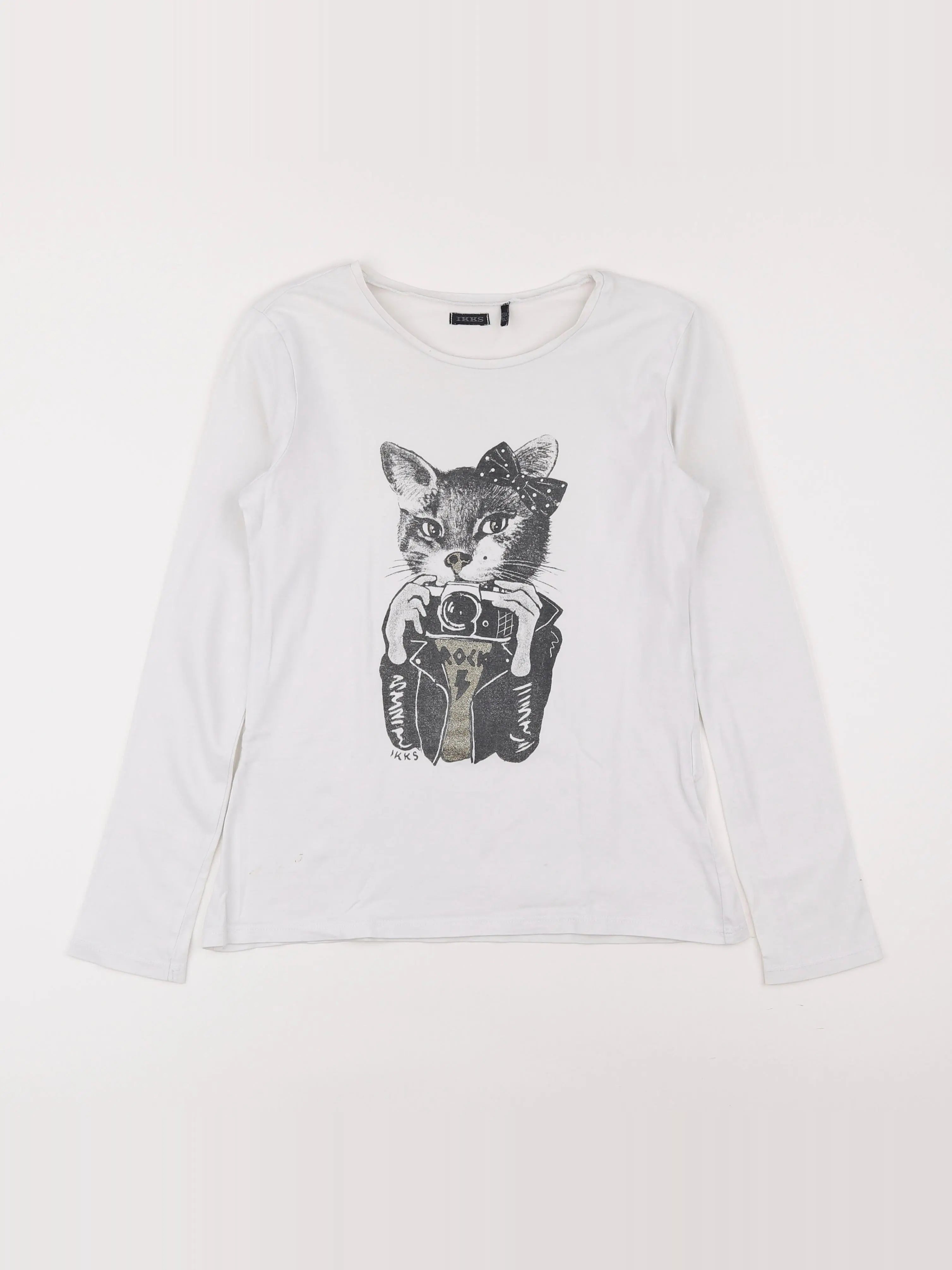 IKKS - tee-shirt blanc - 12 ans