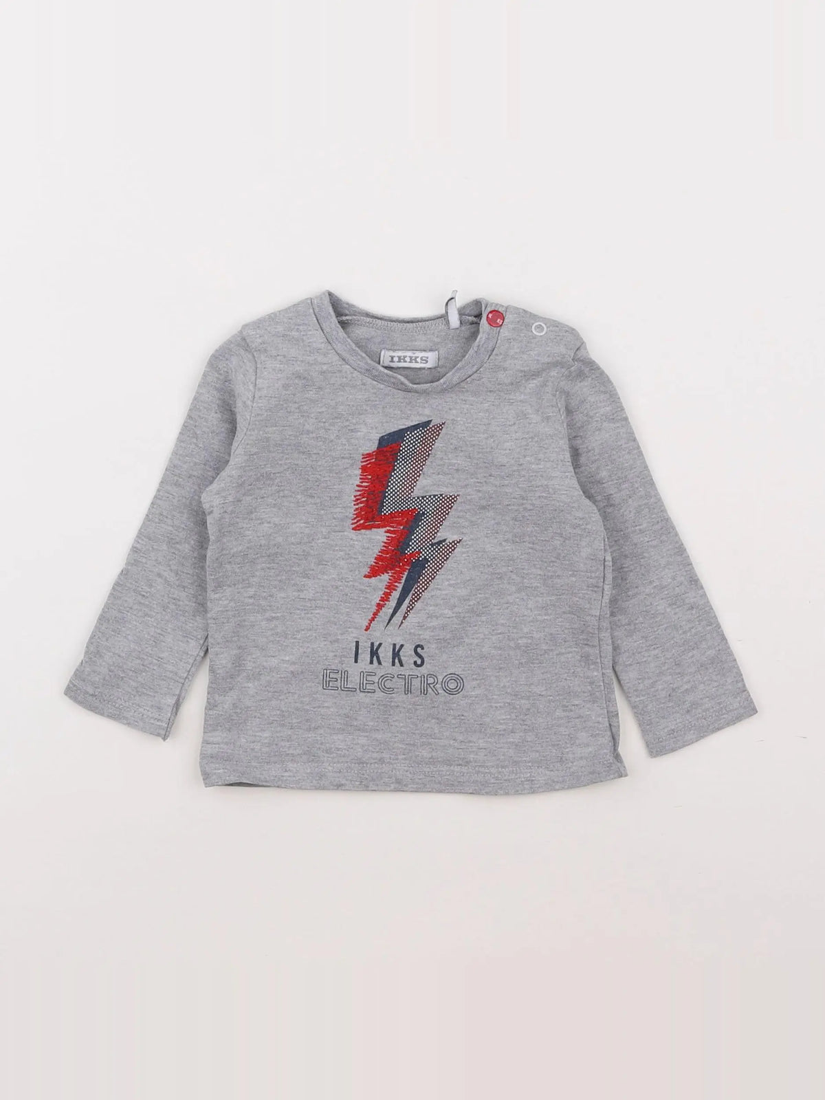 IKKS - tee-shirt gris - 6 mois