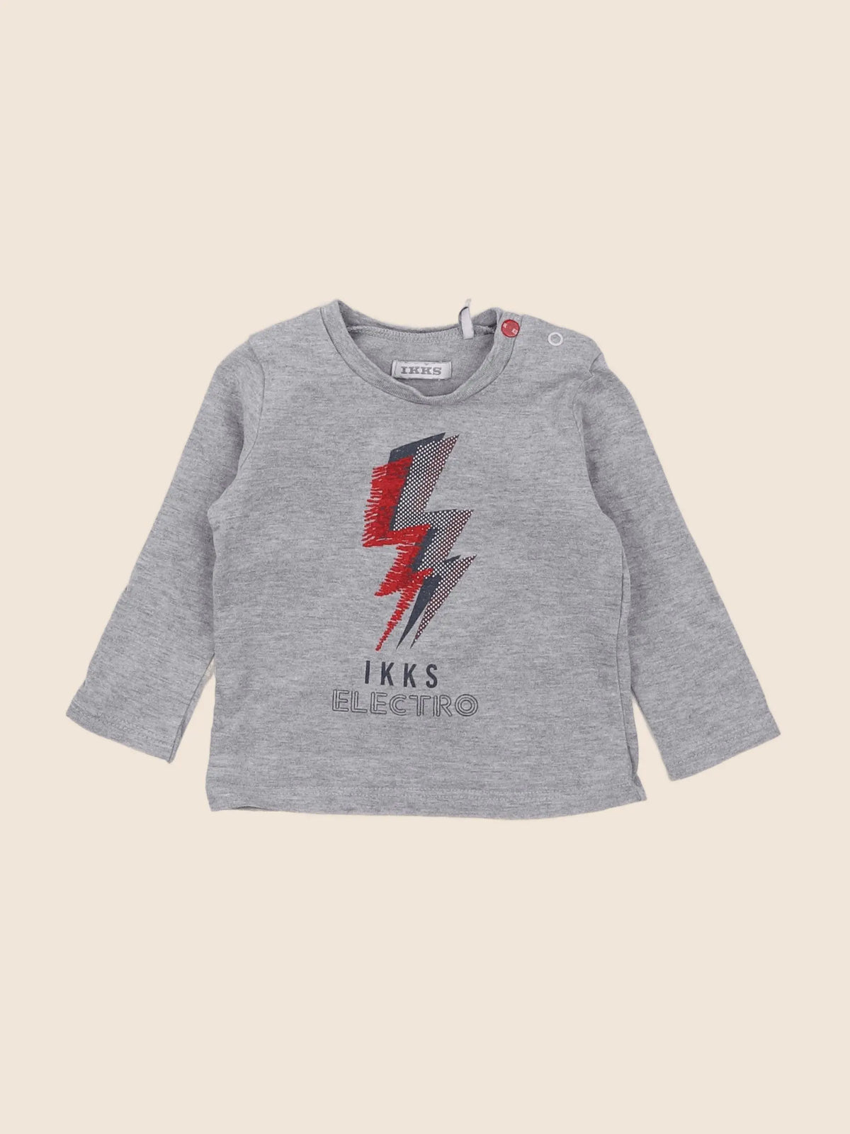 IKKS - tee-shirt gris - 6 mois