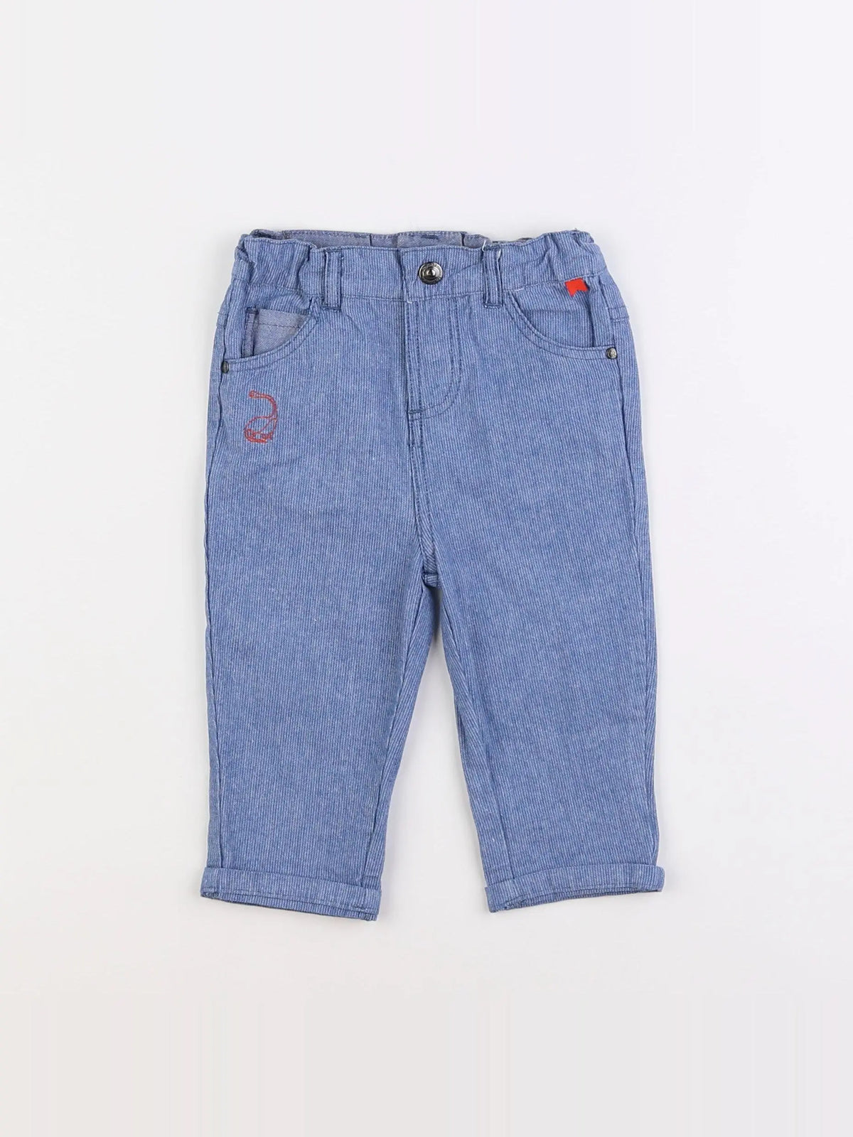 Cadet Rousselle - pantalon bleu - 12 mois